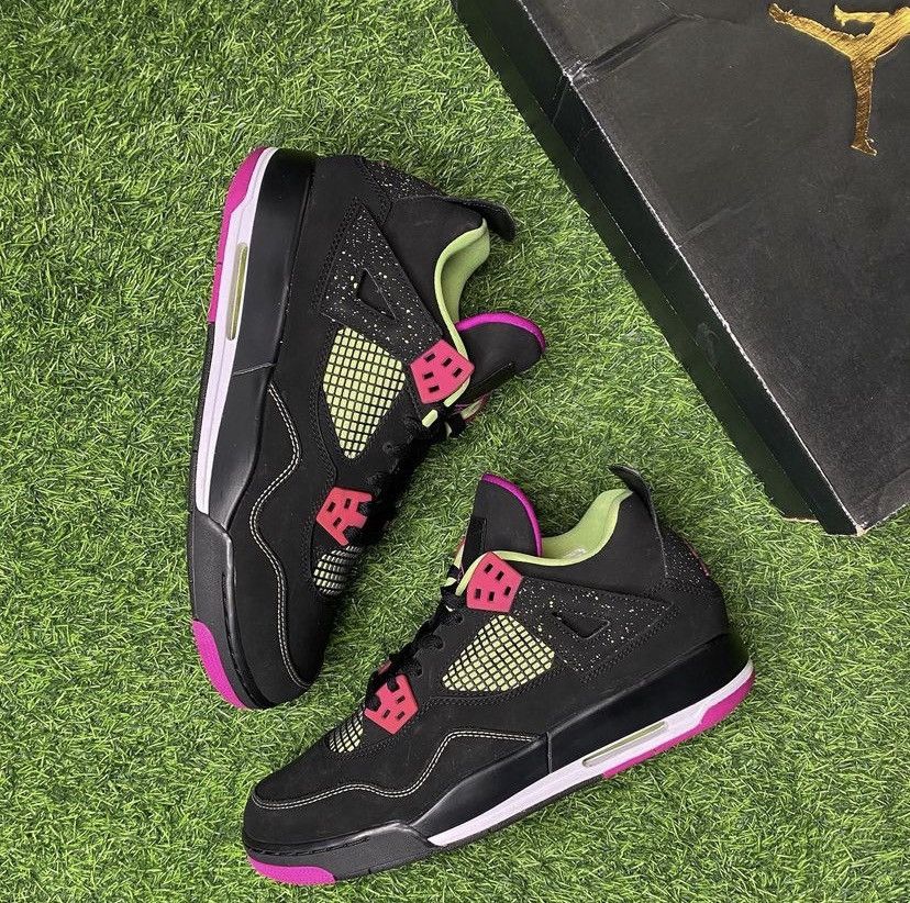 Jordan Brand Air Jordan 4 Retro 30th GG Fuchsia 2015 Size US 8 / EU 41 - 2 Thumbnail