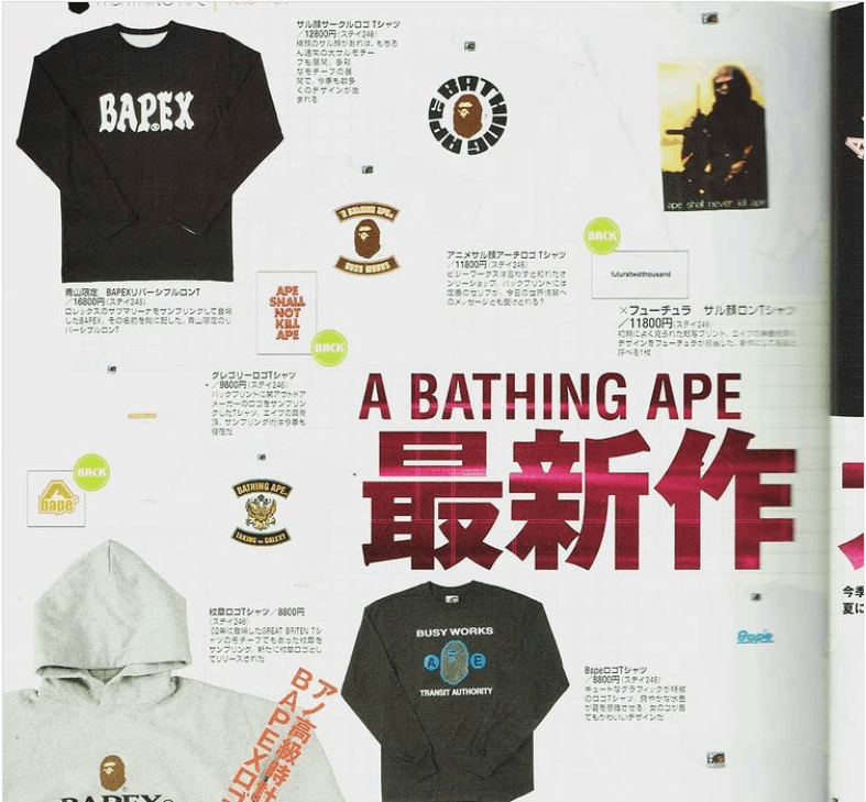 Bape Bape Tee (2001) Size US L / EU 52-54 / 3 - 11 Thumbnail