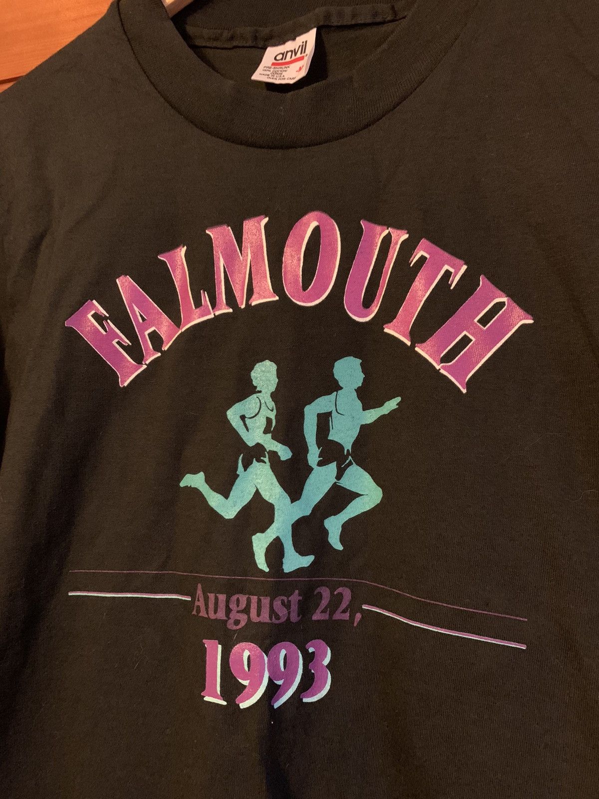Vintage *RARE* Vintage New 1993 Falmouth Marathon USA Made Shirt - M Size US M / EU 48-50 / 2 - 2 Thumbnail