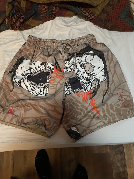 Travis Scott Cactus Jack x Jordan Pool Short | Grailed