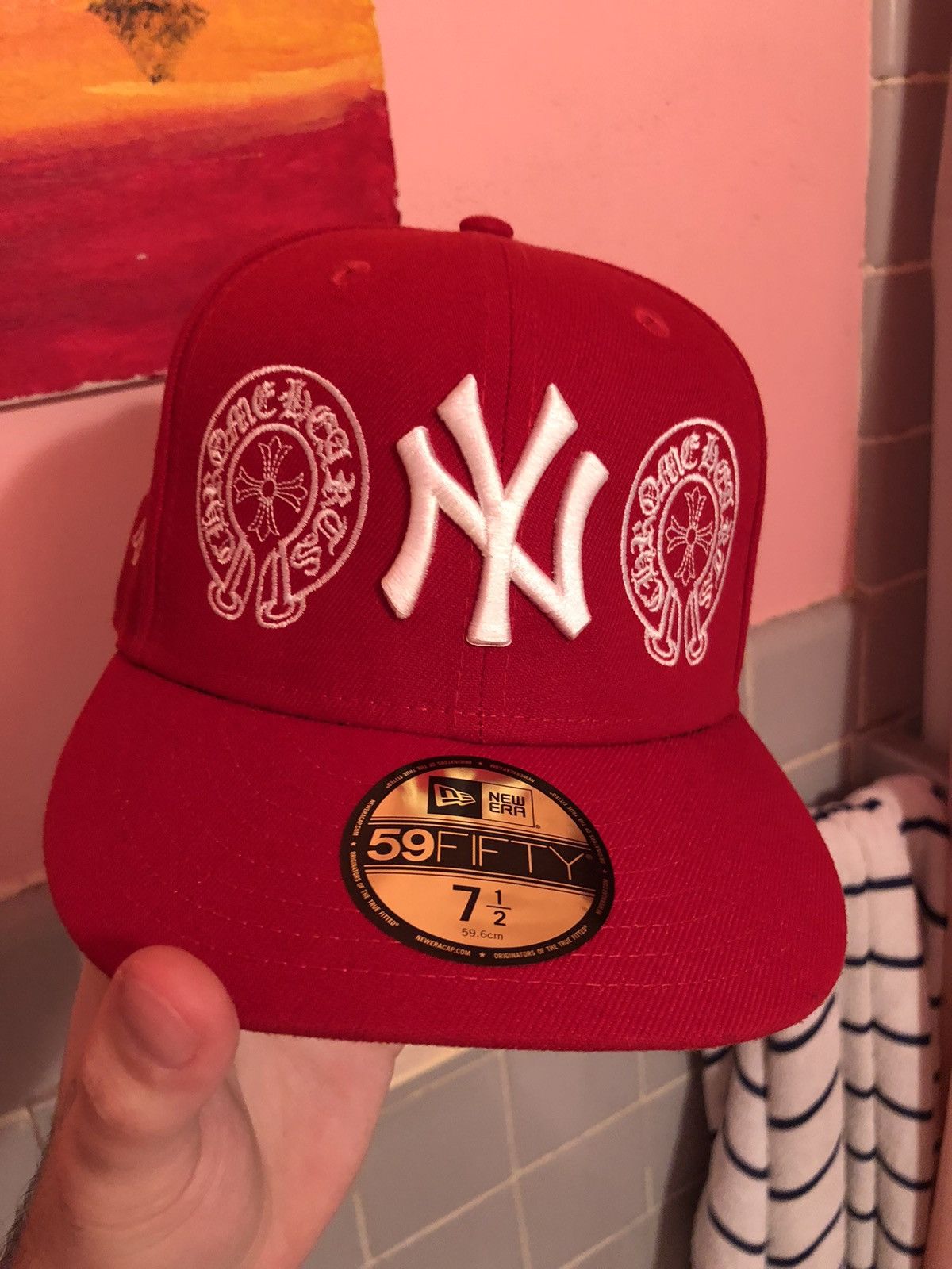 New Era Chrome Hearts x Yankee Fitted | Grailed