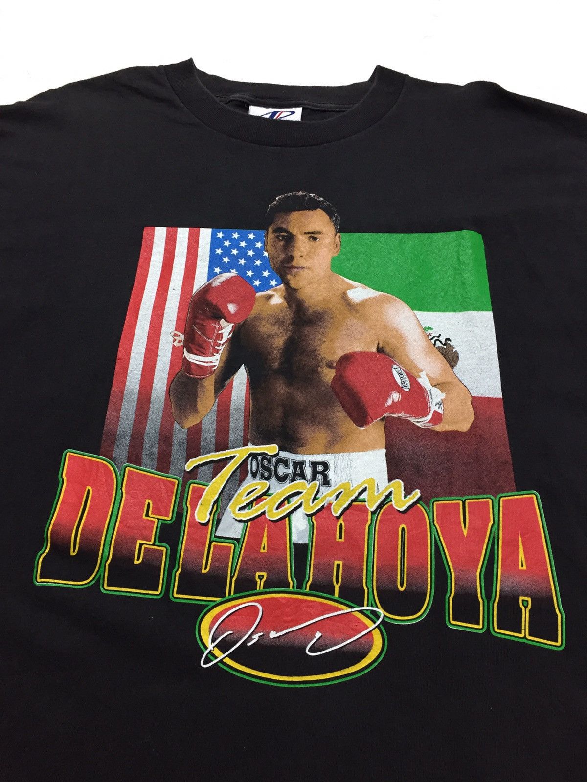 Rap Tees Vintage Oscar De La Hoya Boxing Team Rap Tees Size US XL / EU 56 / 4 - 2 Thumbnail