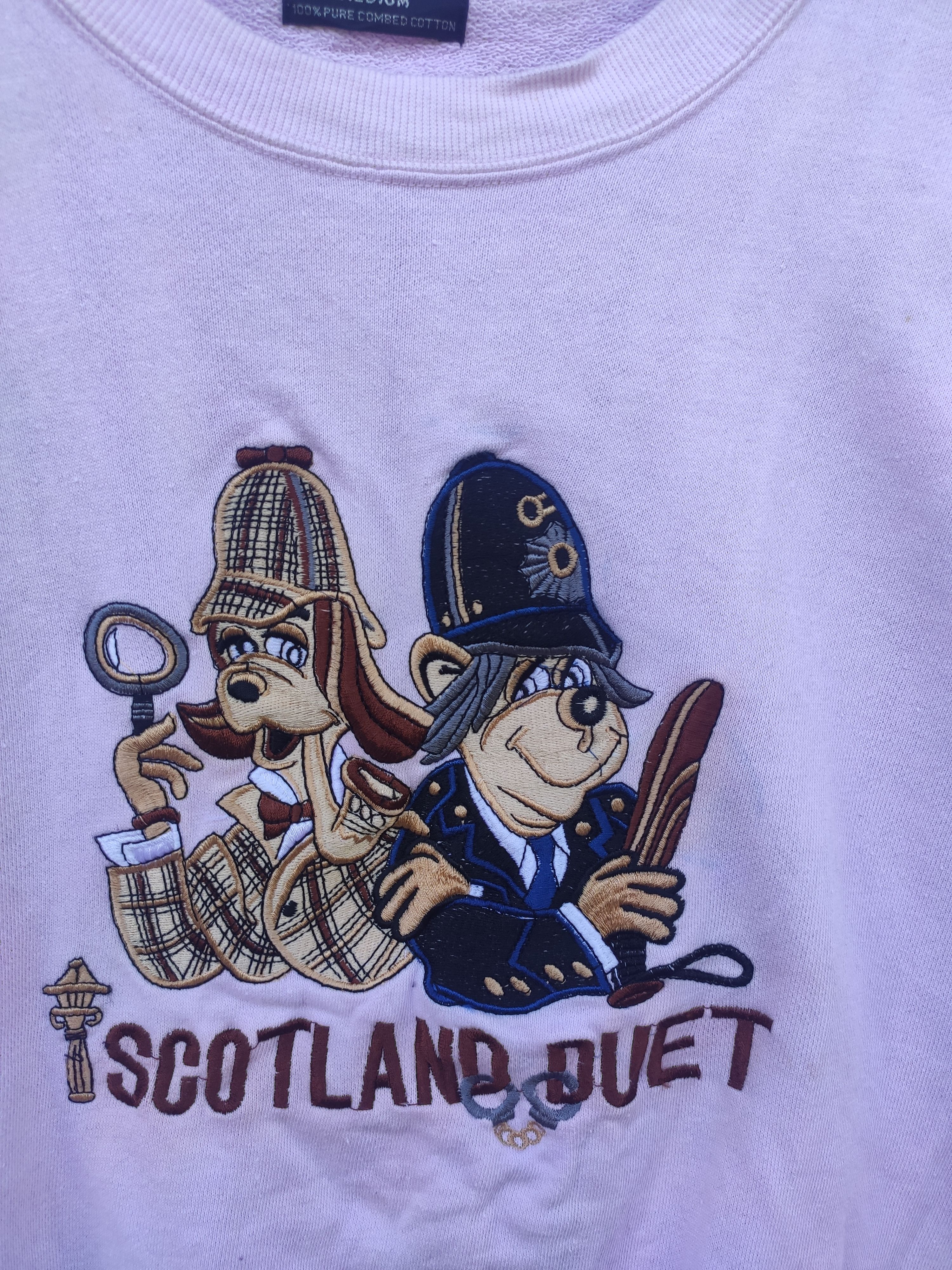 Japanese Brand Vintage Scotland Duet Sweatshirt spell out jumper Size US M / EU 48-50 / 2 - 3 Thumbnail