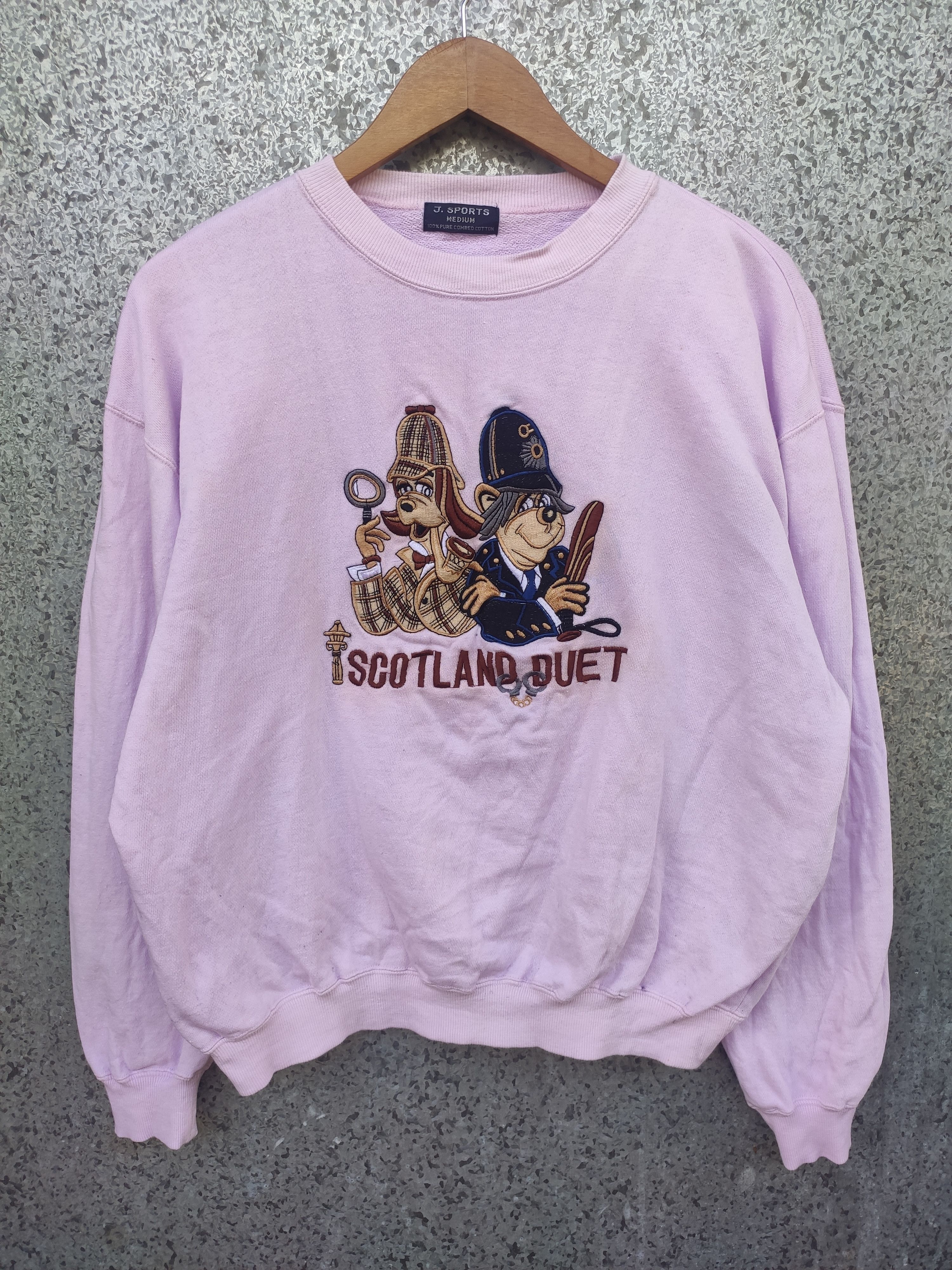 Japanese Brand Vintage Scotland Duet Sweatshirt spell out jumper Size US M / EU 48-50 / 2 - 1 Thumbnail