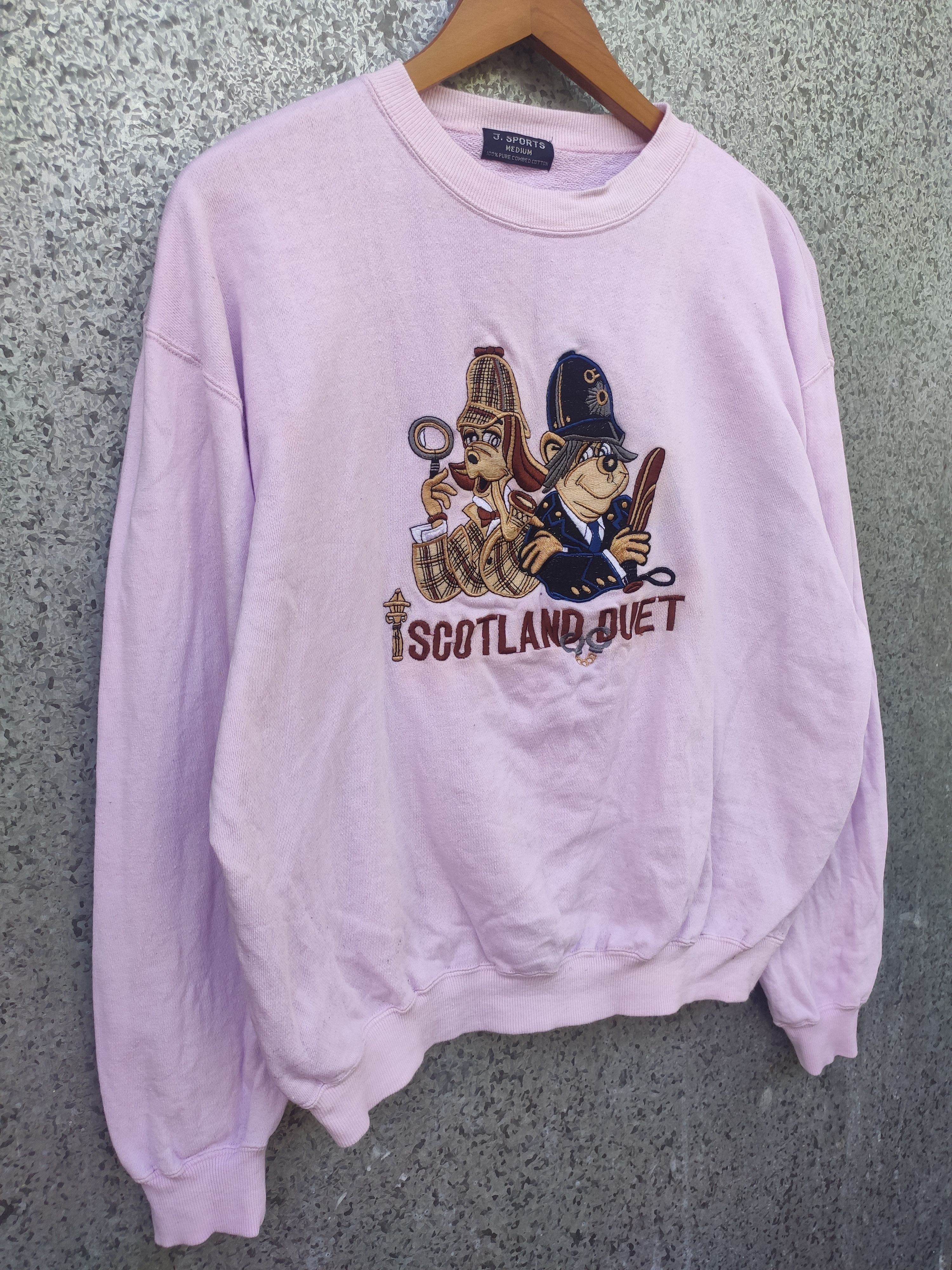 Japanese Brand Vintage Scotland Duet Sweatshirt spell out jumper Size US M / EU 48-50 / 2 - 2 Thumbnail