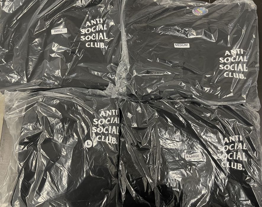 Anti Social Social Club DS ASSC White Logo MInd Games Black Hoodie