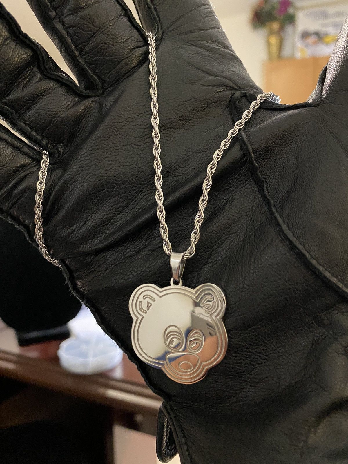 Kanye West Graduation bear necklace yeezus pendant Size ONE SIZE - 3 Thumbnail