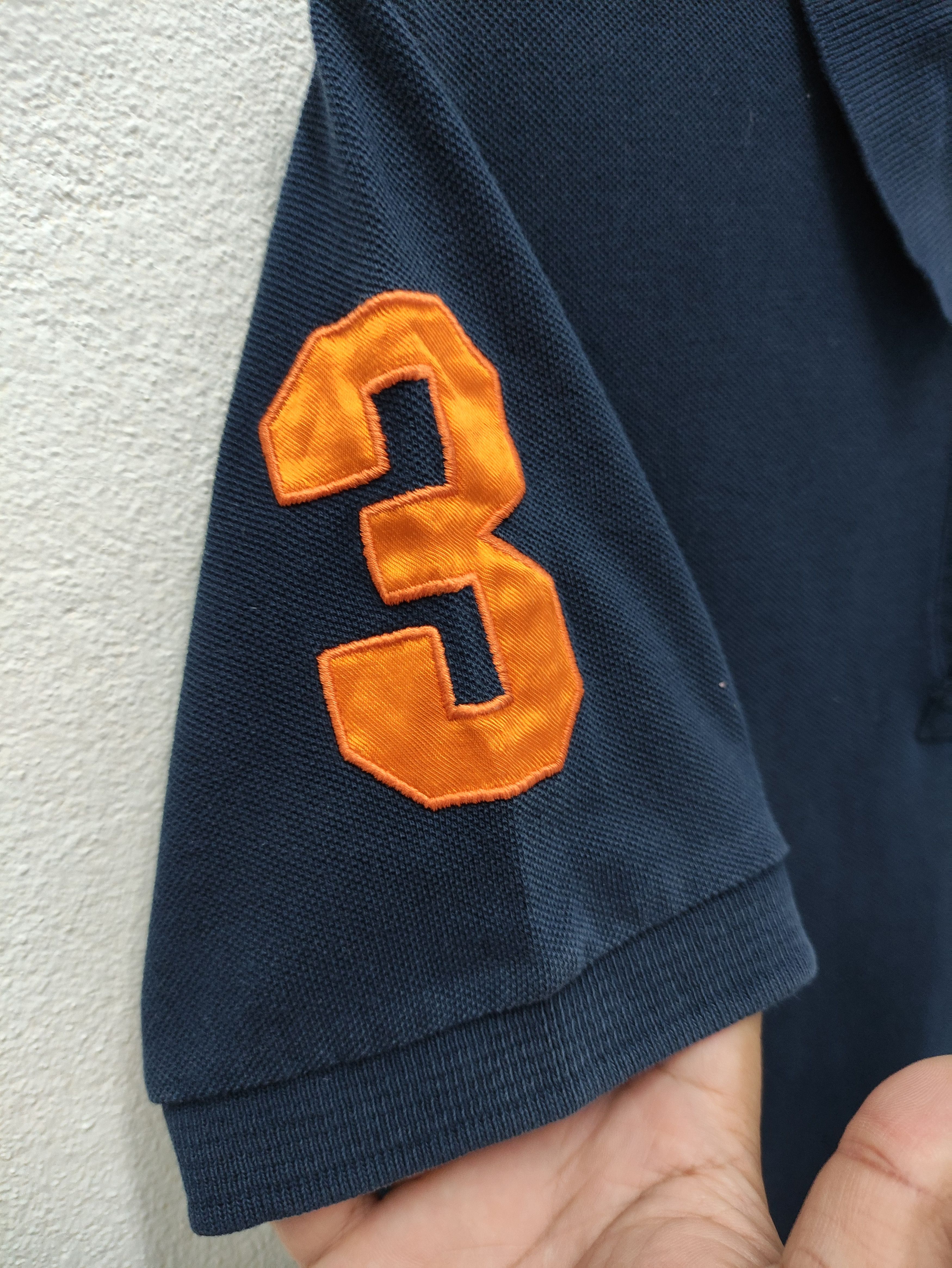 Polo Ralph Lauren VINTAGE POLO RALPH LAUREN NAVY BLUE ORANGE LOGO POLO SHIRT Size US M / EU 48-50 / 2 - 5 Thumbnail