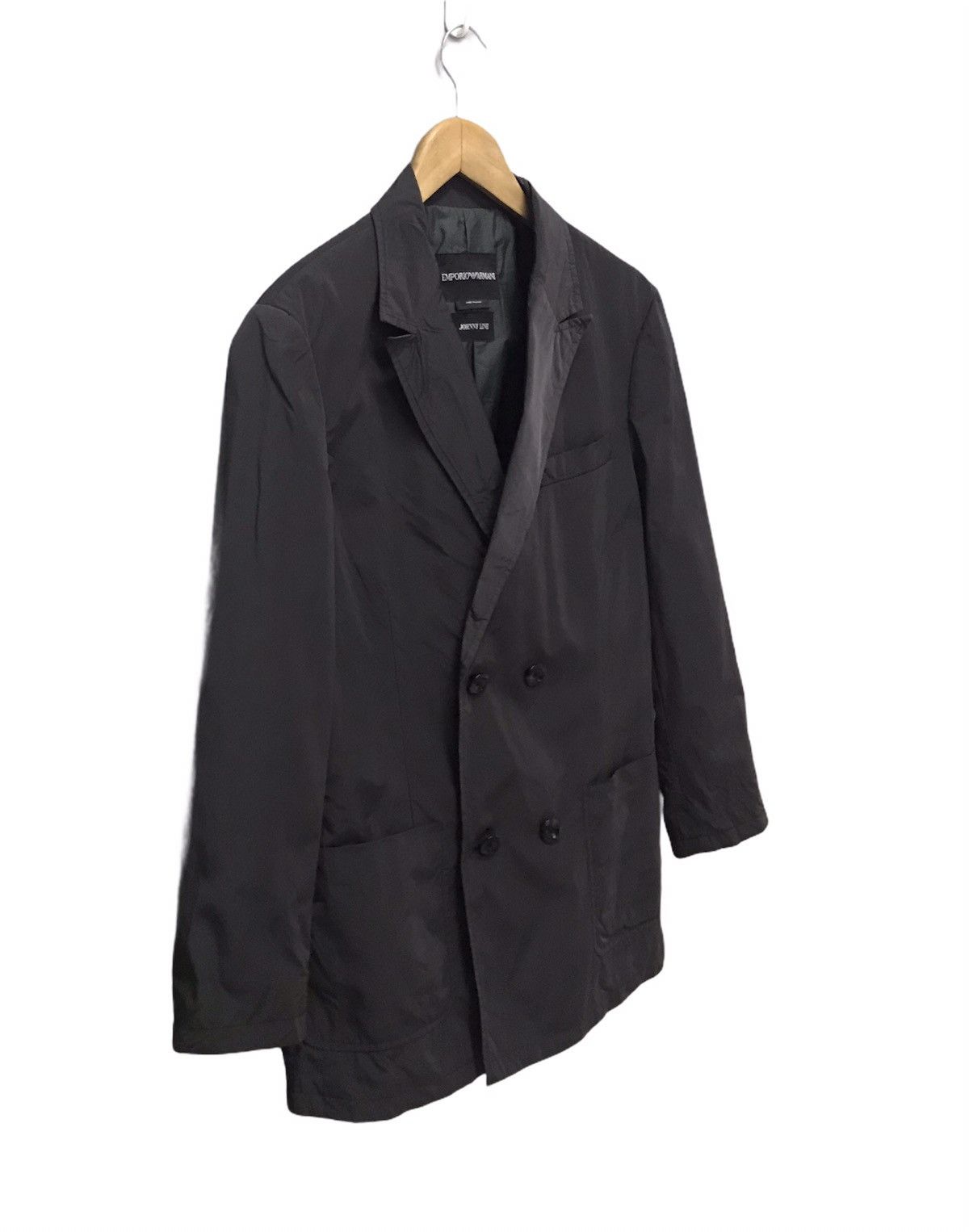 Emporio Armani Emporio Armani double breasted polyester blazer jacket Size 52R - 3 Thumbnail