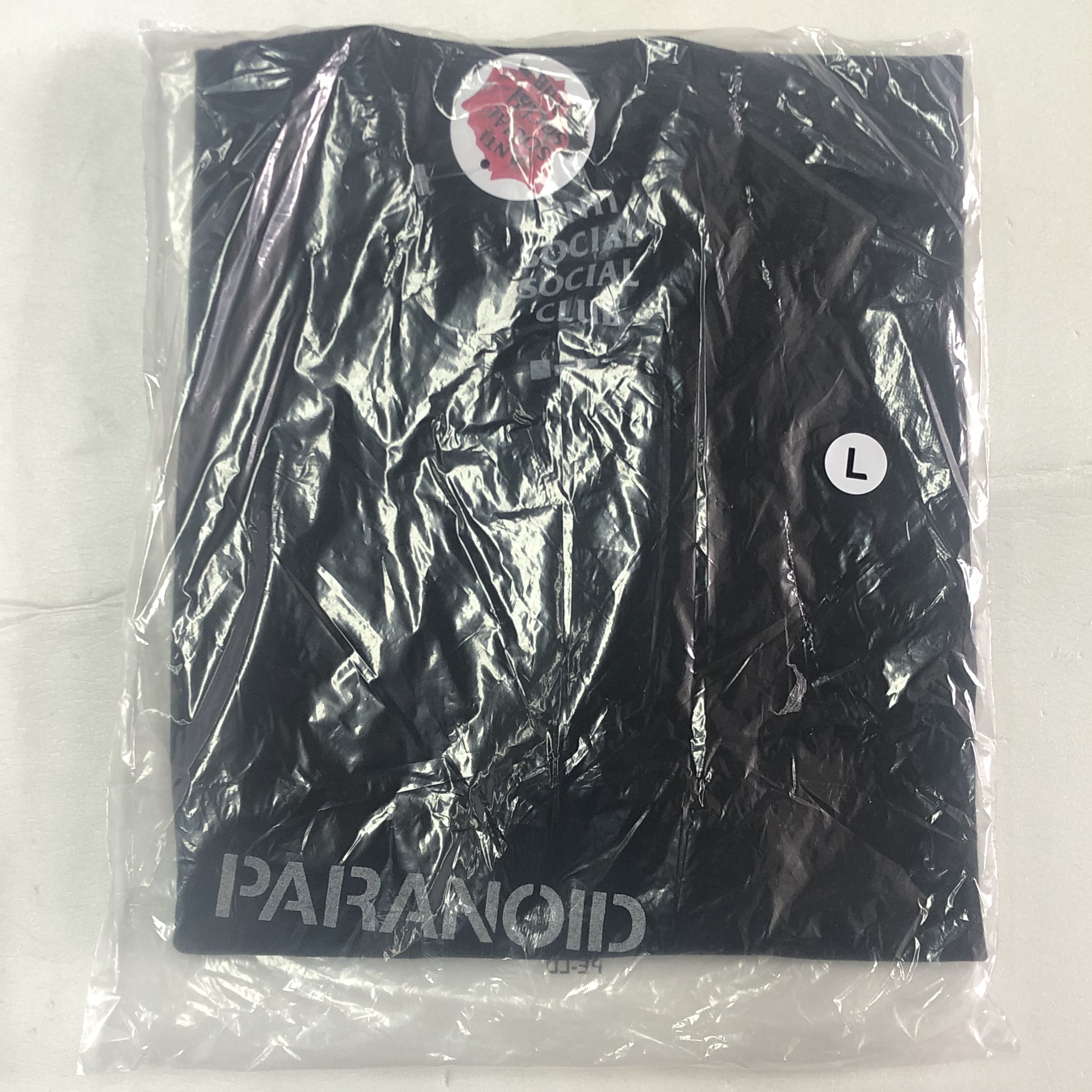 Anti Social Social Club × Undefeated DS ASSC X UNDFTD 3M Reflective Paranoid Black Tee BAPE KITH Size US L / EU 52-54 / 3 - 1 Thumbnail