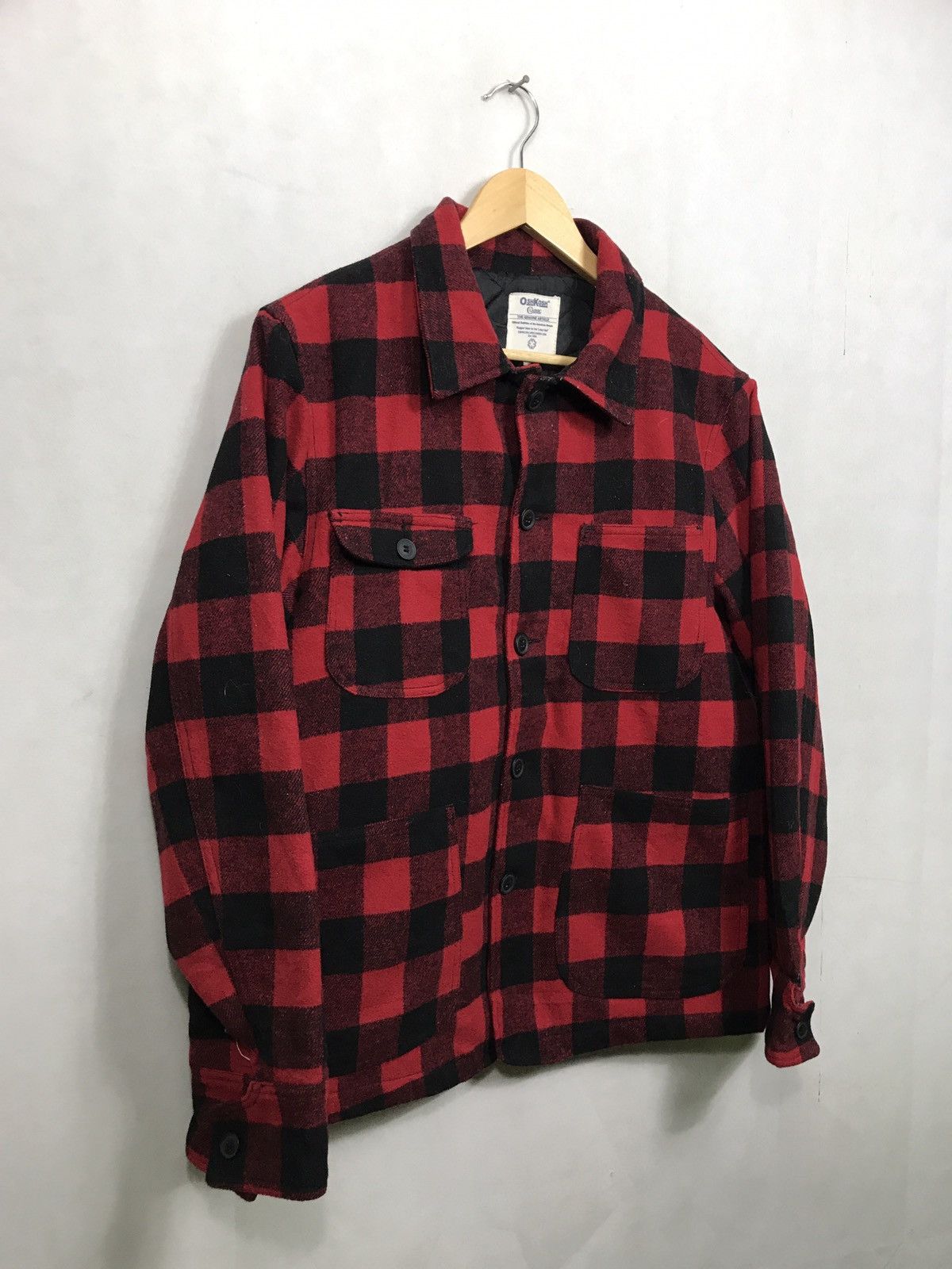 Oshkosh 🔊🔥FINAL DROP🔥Oshkosh marine red ceck tartan Size US L / EU 52-54 / 3 - 2 Thumbnail