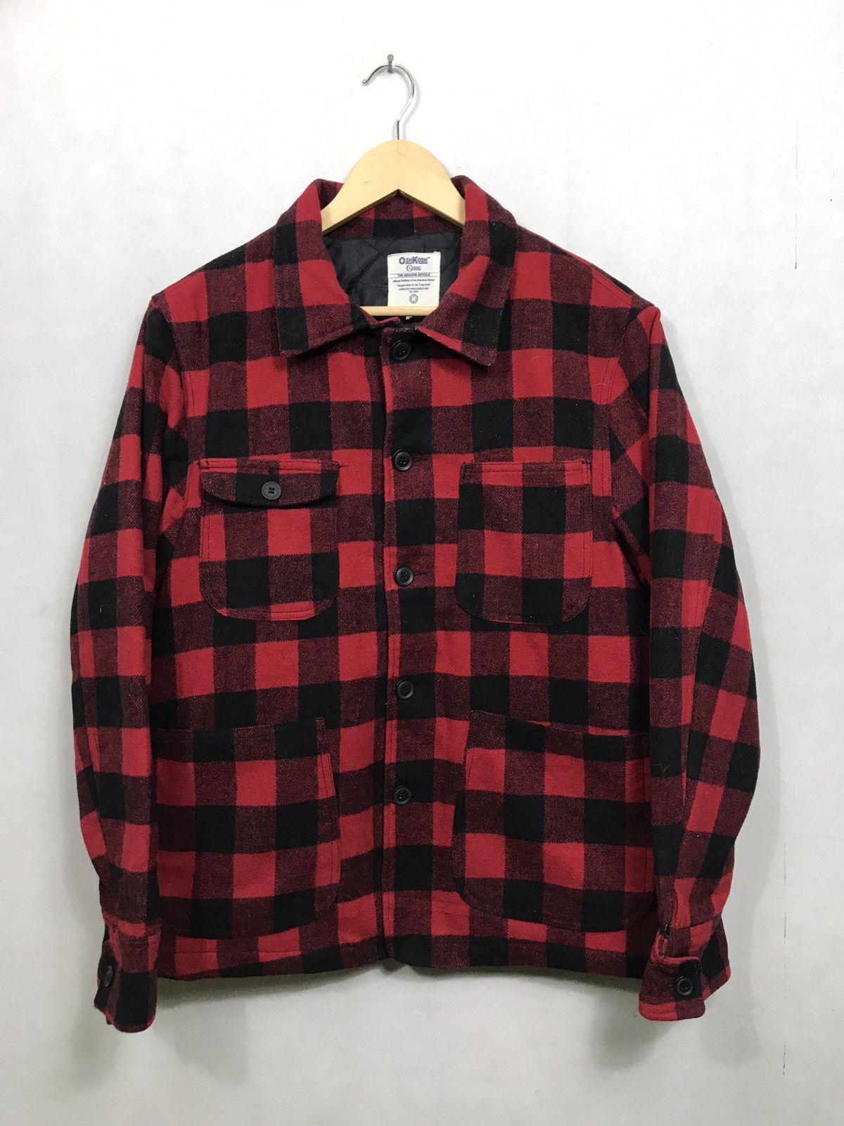 Oshkosh 🔊🔥FINAL DROP🔥Oshkosh marine red ceck tartan Size US L / EU 52-54 / 3 - 1 Thumbnail