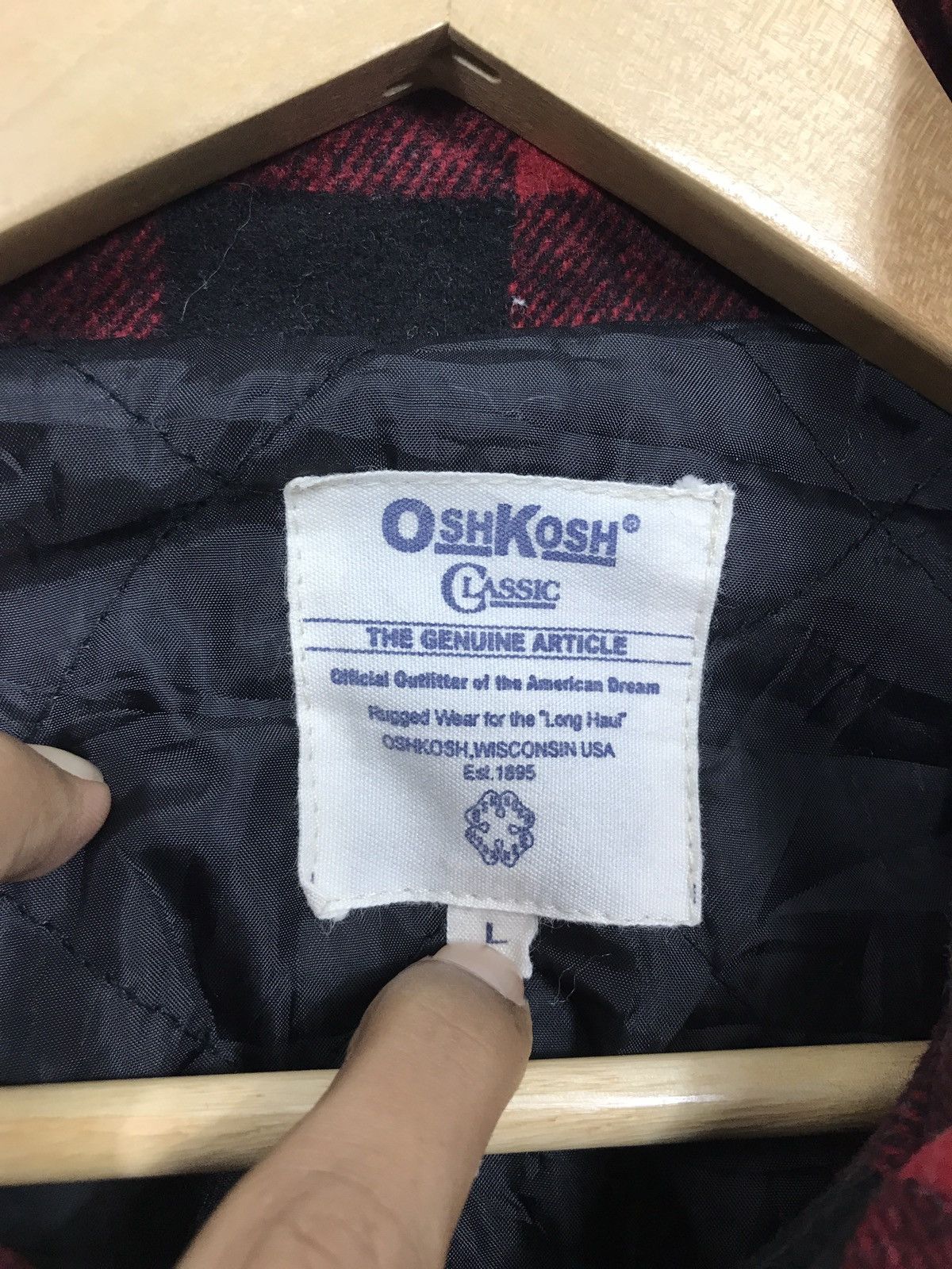 Oshkosh 🔊🔥FINAL DROP🔥Oshkosh marine red ceck tartan Size US L / EU 52-54 / 3 - 8 Thumbnail