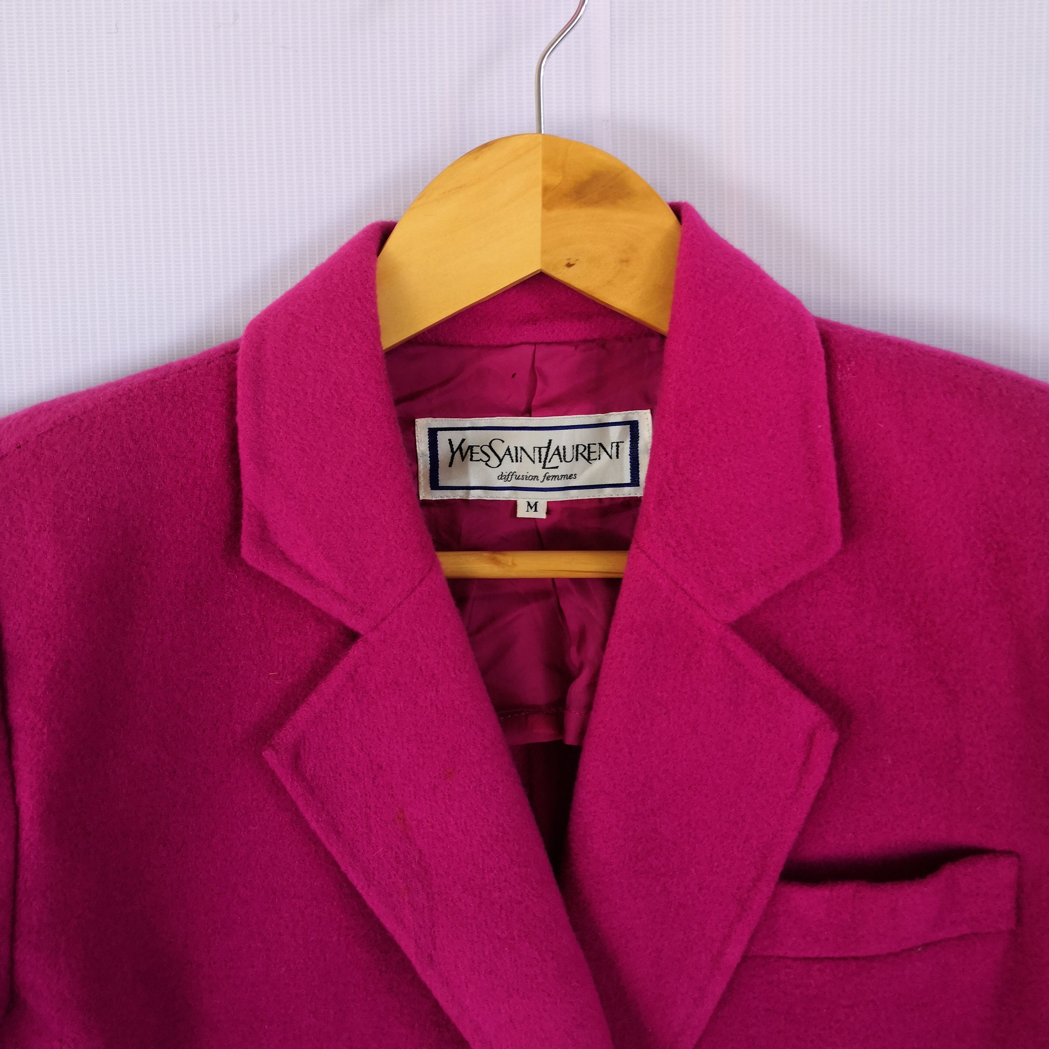 Yves Saint Laurent Vintage Yves Saint Laurent YSL Coat Jacket Blazer BS54386. Size M / US 6-8 / IT 42-44 - 5 Thumbnail