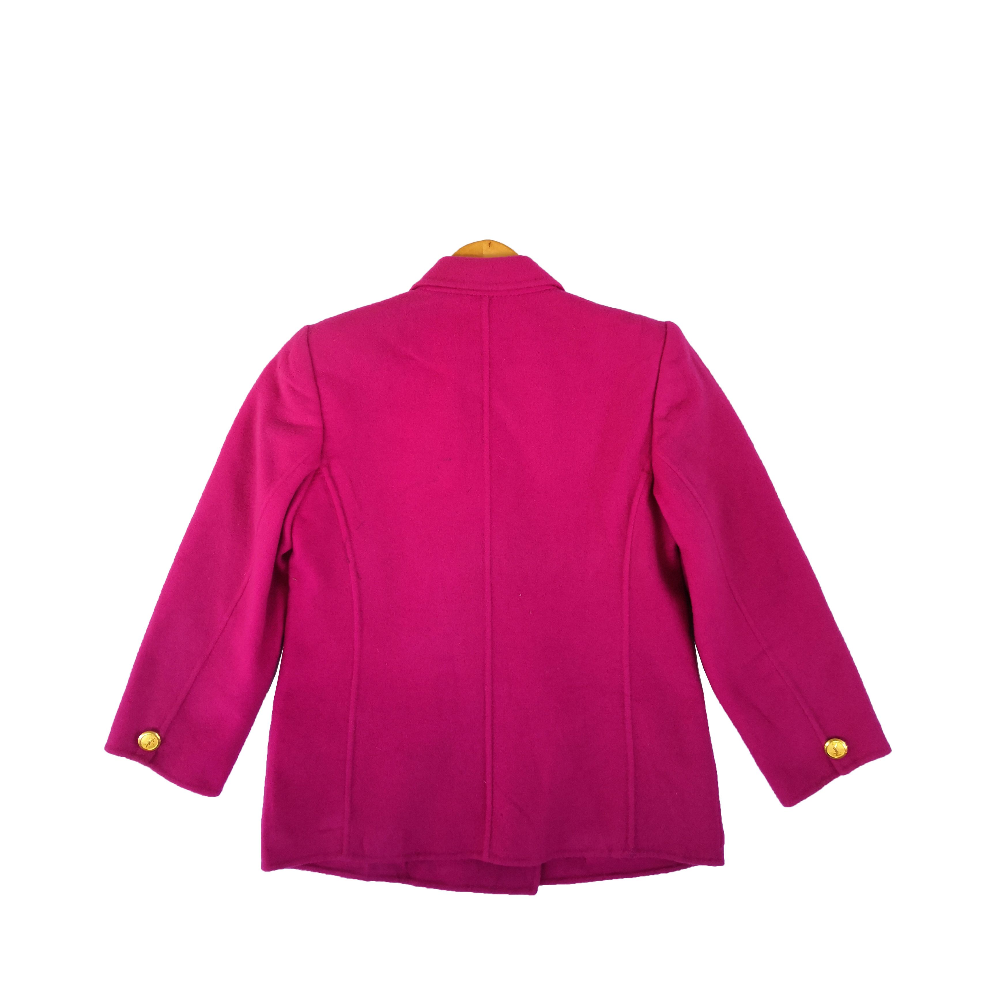 Yves Saint Laurent Vintage Yves Saint Laurent YSL Coat Jacket Blazer BS54386. Size M / US 6-8 / IT 42-44 - 2 Thumbnail