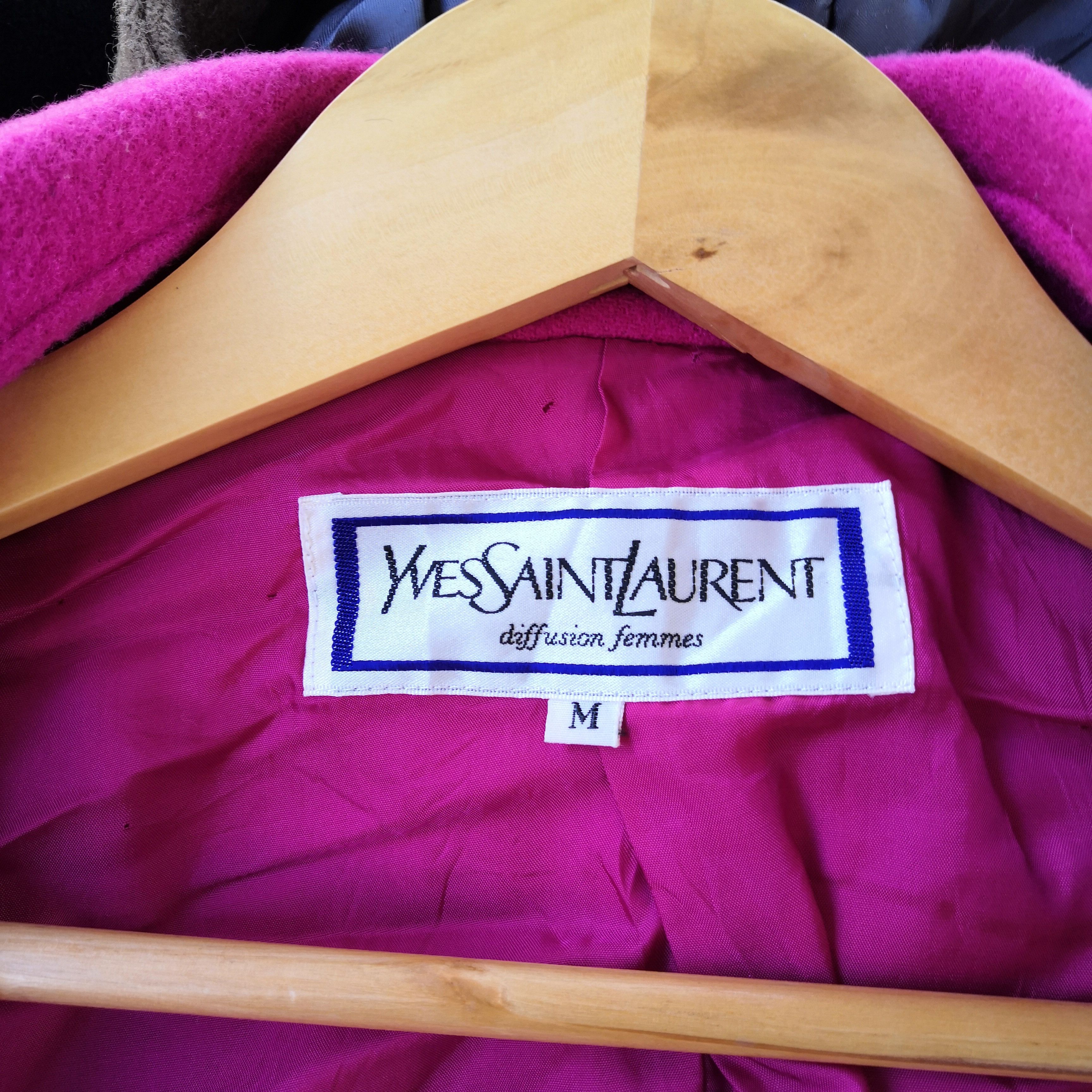 Yves Saint Laurent Vintage Yves Saint Laurent YSL Coat Jacket Blazer BS54386. Size M / US 6-8 / IT 42-44 - 8 Thumbnail