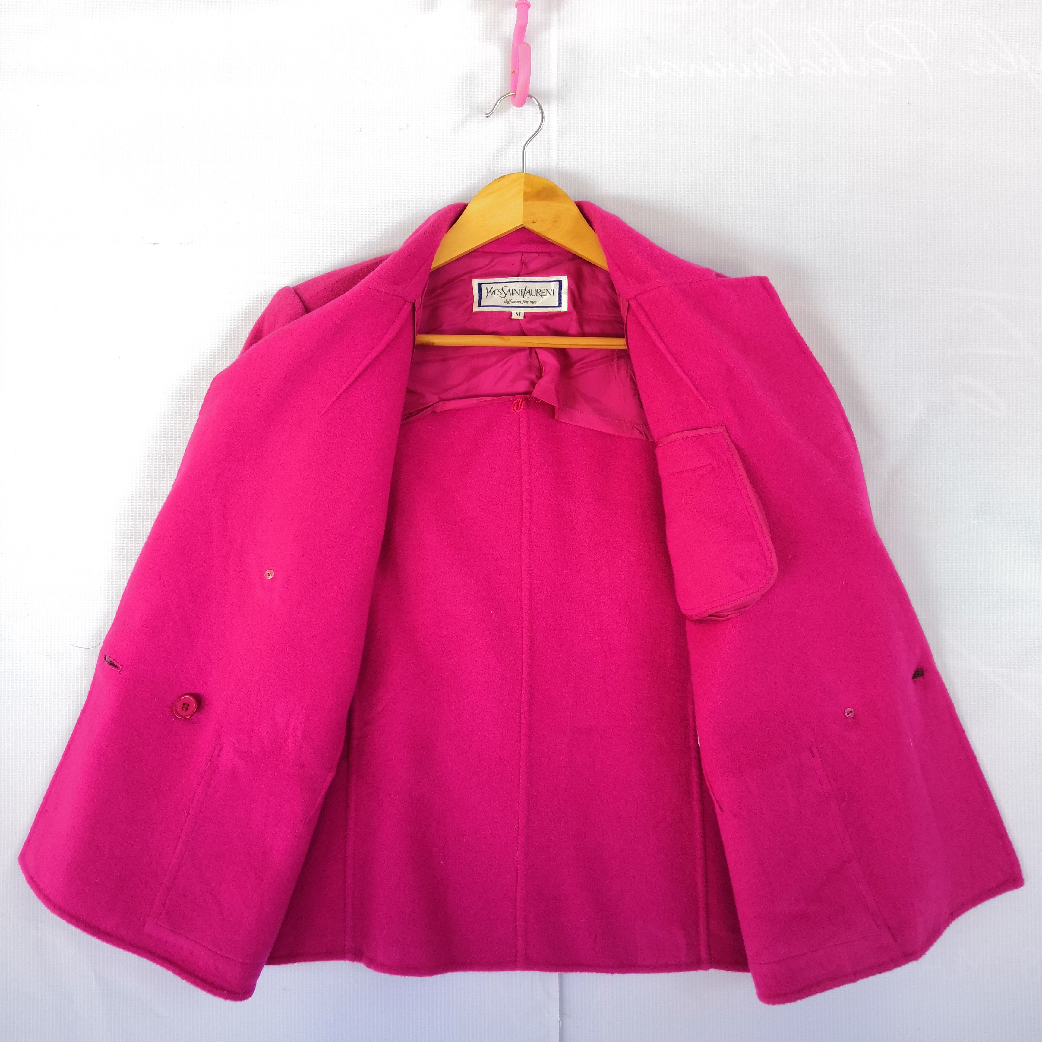 Yves Saint Laurent Vintage Yves Saint Laurent YSL Coat Jacket Blazer BS54386. Size M / US 6-8 / IT 42-44 - 4 Thumbnail