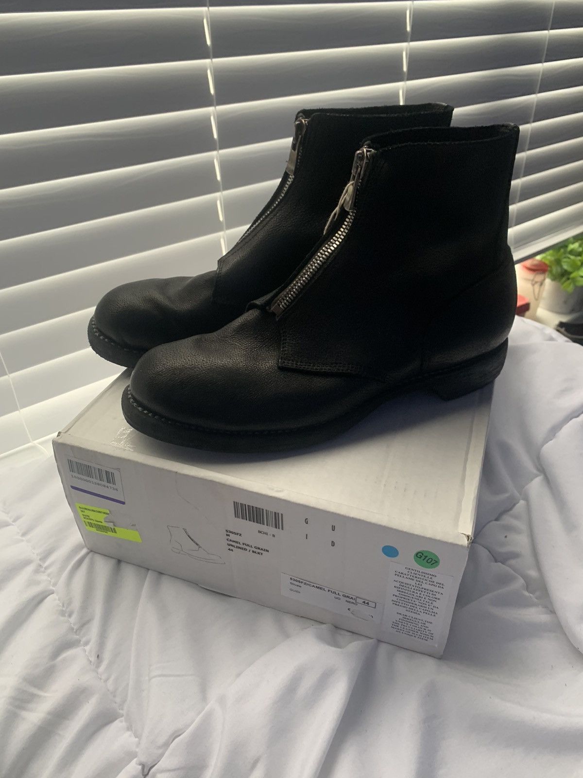 Guidi Guidi 5305fz Black Front Zip | Grailed