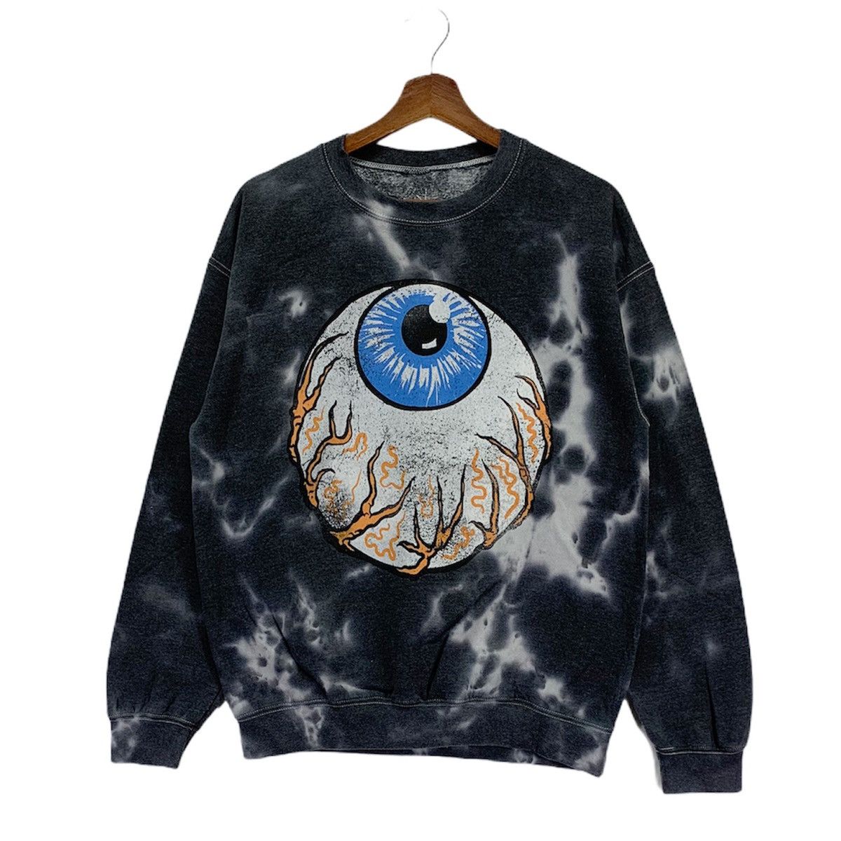 Vintage Vintage Eyes Ball Asicwash Gothic Crewneck Size US M / EU 48-50 / 2 - 1 Thumbnail