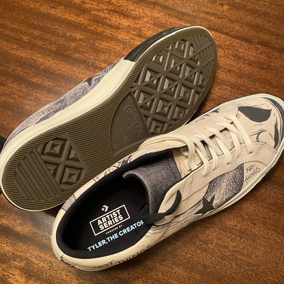 Converse × Golf le Fleur Brand NWT Tyler The Creator x Converse One Star Collab Shoes Size US 12 / EU 45 - 4 Thumbnail
