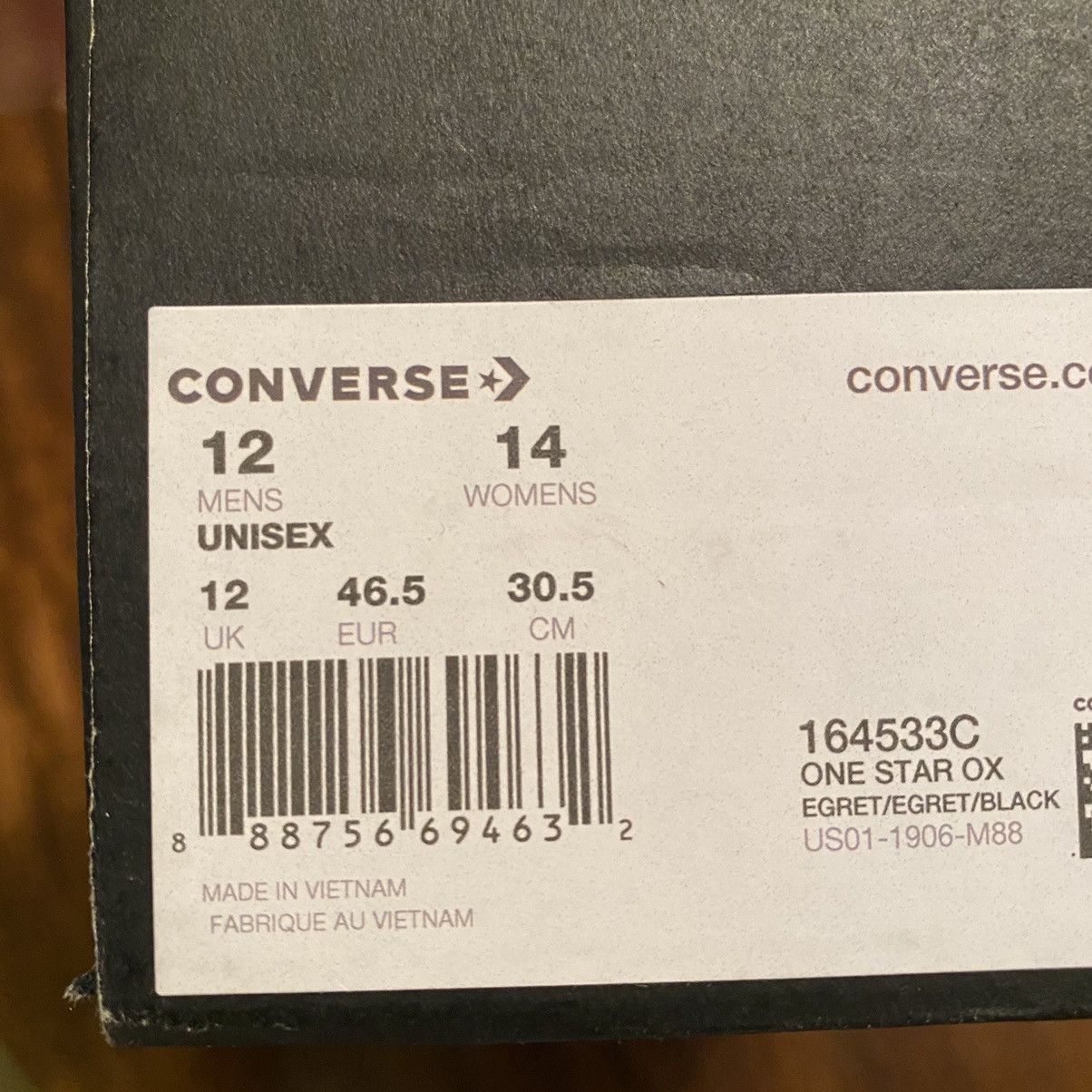 Converse × Golf le Fleur Brand NWT Tyler The Creator x Converse One Star Collab Shoes Size US 12 / EU 45 - 5 Thumbnail