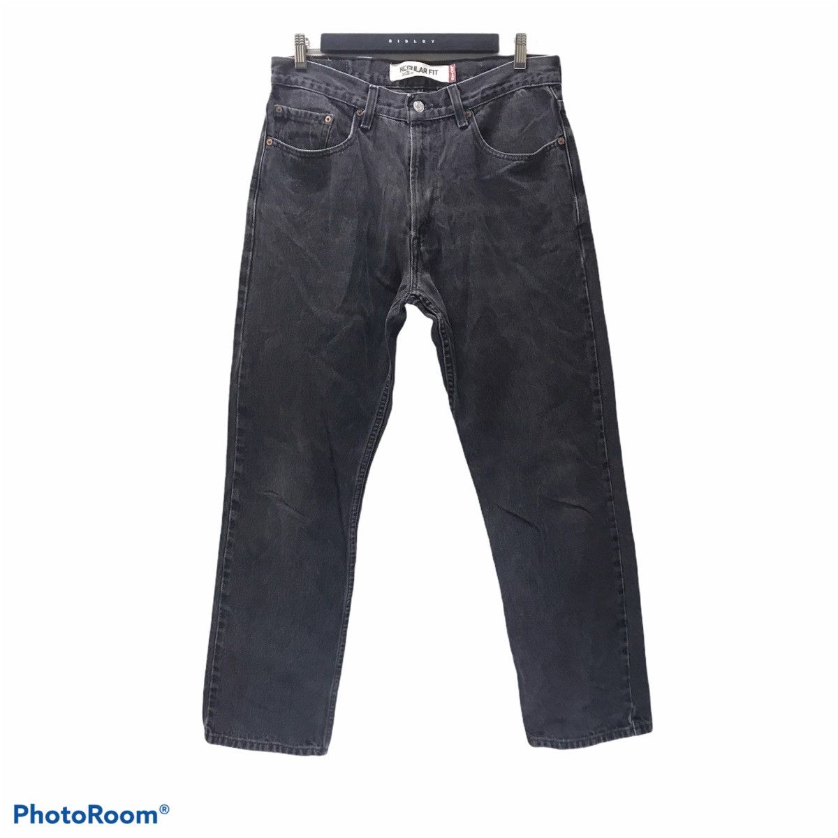Levi's Vintage Y2K Levis 505 Regular Fit Denim Black Faded Size US 34 / EU 50 - 1 Thumbnail