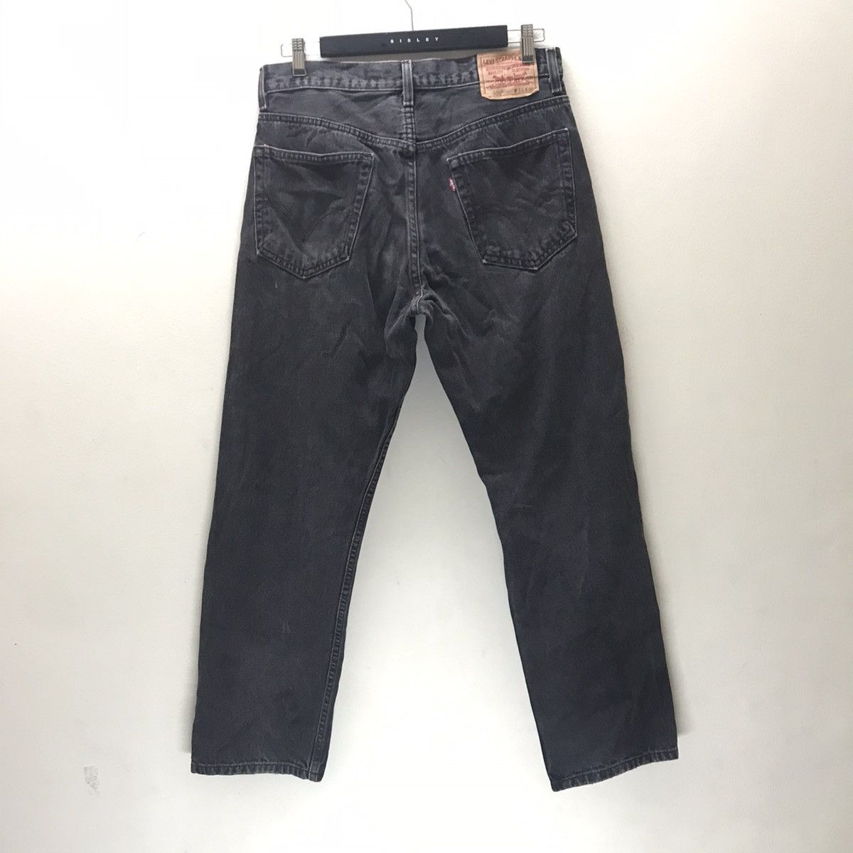 Levi's Vintage Y2K Levis 505 Regular Fit Denim Black Faded Size US 34 / EU 50 - 10 Thumbnail