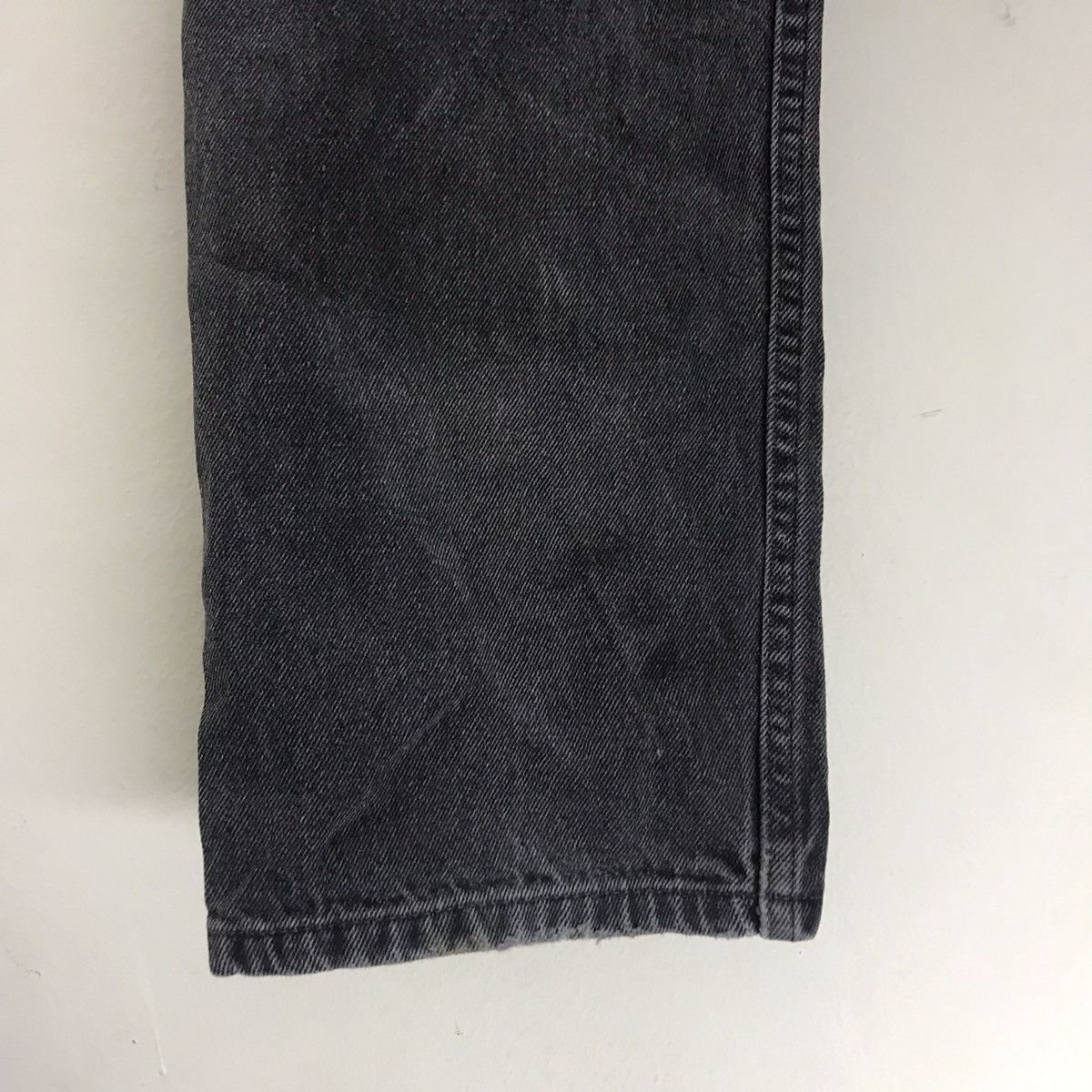 Levi's Vintage Y2K Levis 505 Regular Fit Denim Black Faded Size US 34 / EU 50 - 16 Thumbnail