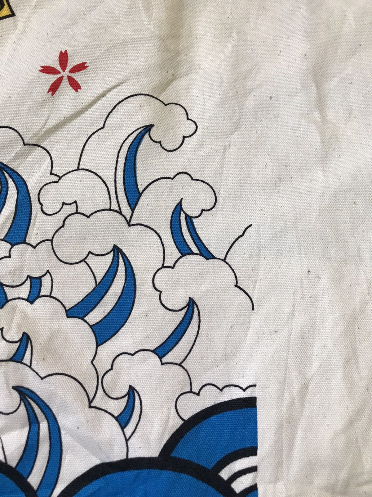 Vintage Japanese Traditional Ocean Design Kimono