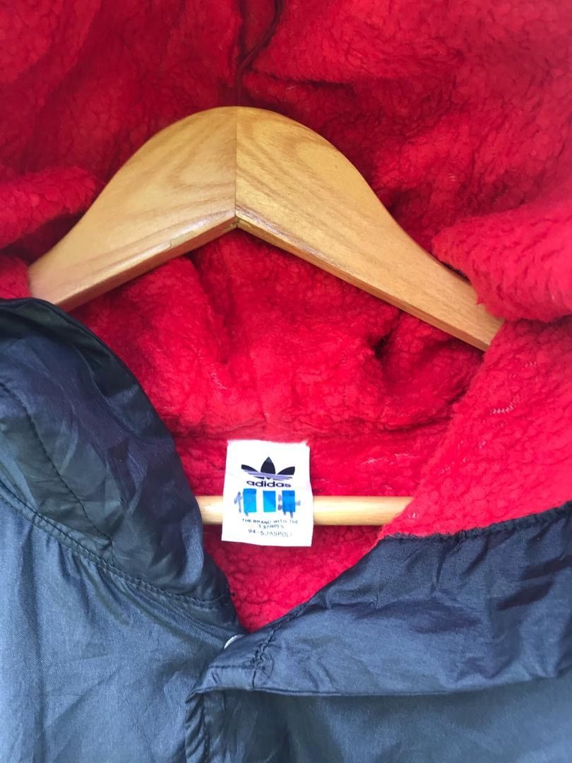 Adidas × Japanese Brand Vintage 90s Adidas Big logo Long jacket Size US XL / EU 56 / 4 - 6 Thumbnail