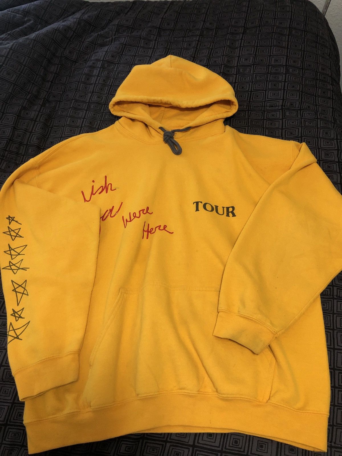 Wish you were here hoodie sales yellow