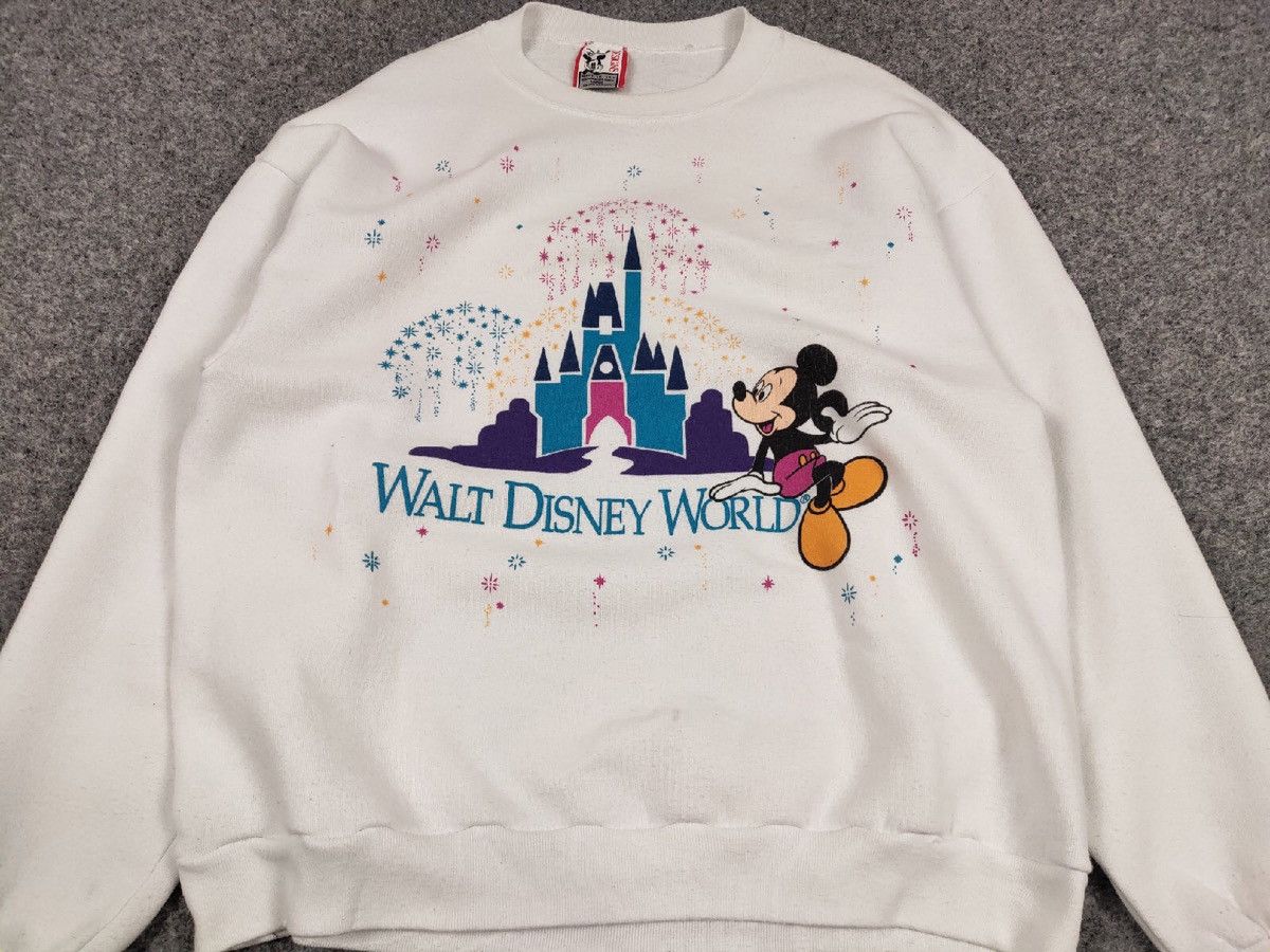 Mickey Mouse Vintage 80s Walt Disney Mickey Mouse Made In USA Sweatshirt Size US L / EU 52-54 / 3 - 10 Thumbnail
