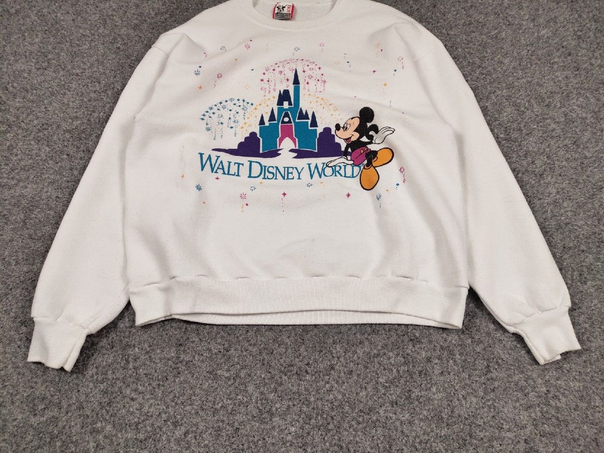 Mickey Mouse Vintage 80s Walt Disney Mickey Mouse Made In USA Sweatshirt Size US L / EU 52-54 / 3 - 9 Thumbnail
