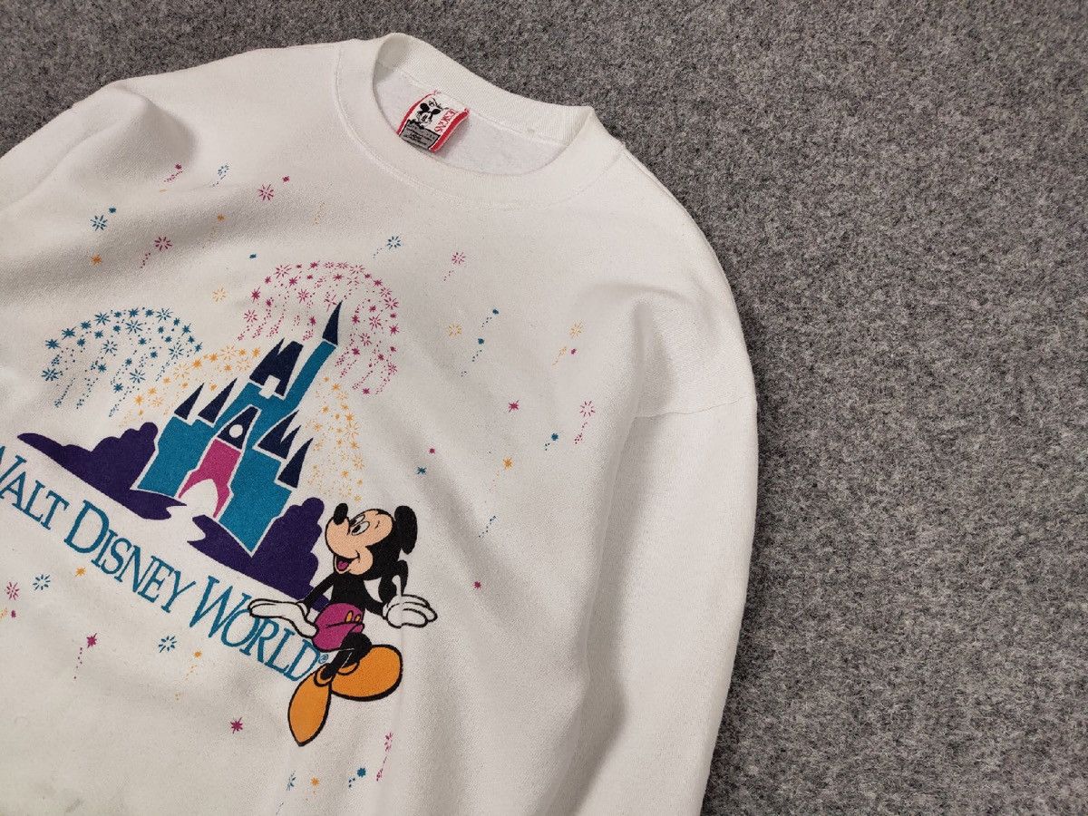 Mickey Mouse Vintage 80s Walt Disney Mickey Mouse Made In USA Sweatshirt Size US L / EU 52-54 / 3 - 4 Thumbnail