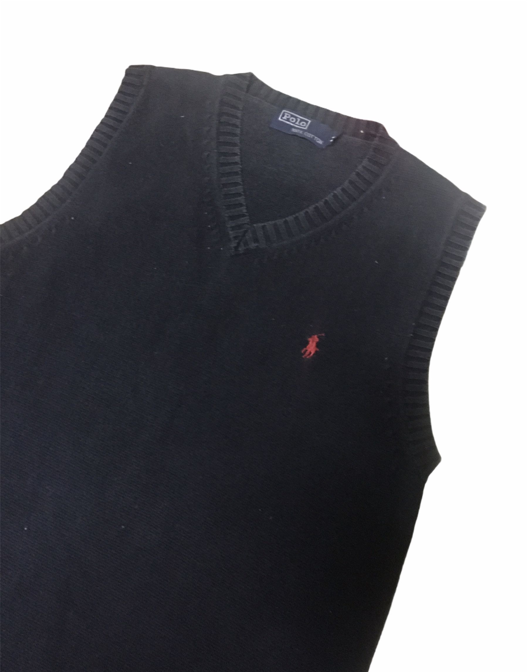 Polo Ralph Lauren Vest Weistcoat Polo Ralph Lauren Vintage Size M V Neck Size US M / EU 48-50 / 2 - 2 Thumbnail
