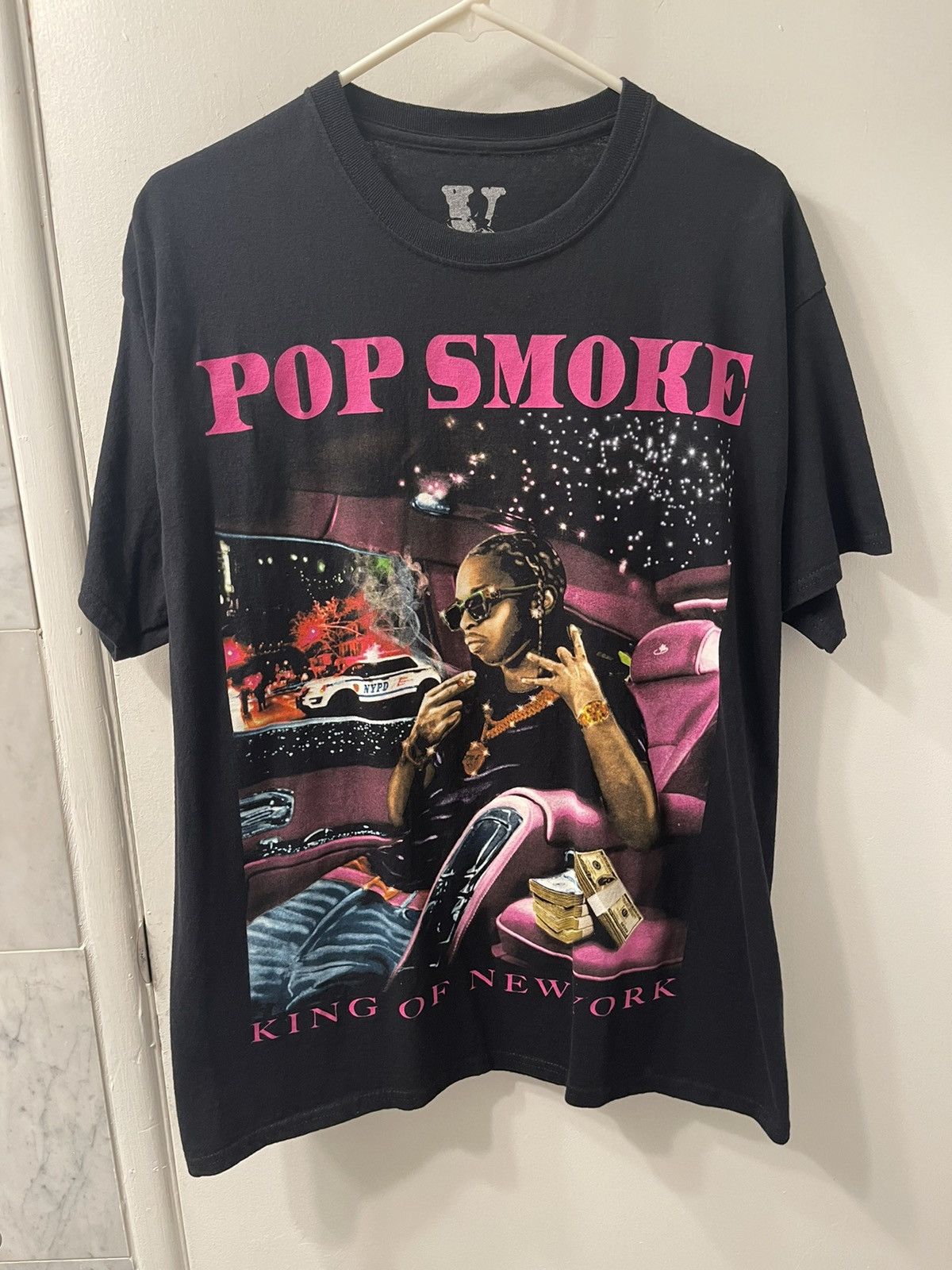 Vlone VLONE Pop Smoke Collab “King Of New York” Tee Sz L Size US L / EU 52-54 / 3 - 1 Thumbnail