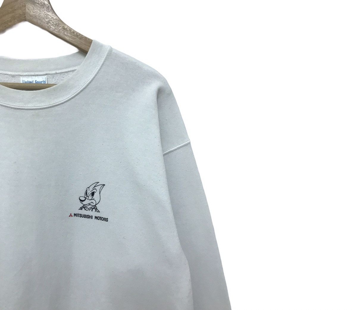 Japanese Brand Vintage 90’s Mitsubishi Red Diamond M.U.F.C Sweatshirt Size US L / EU 52-54 / 3 - 6 Thumbnail