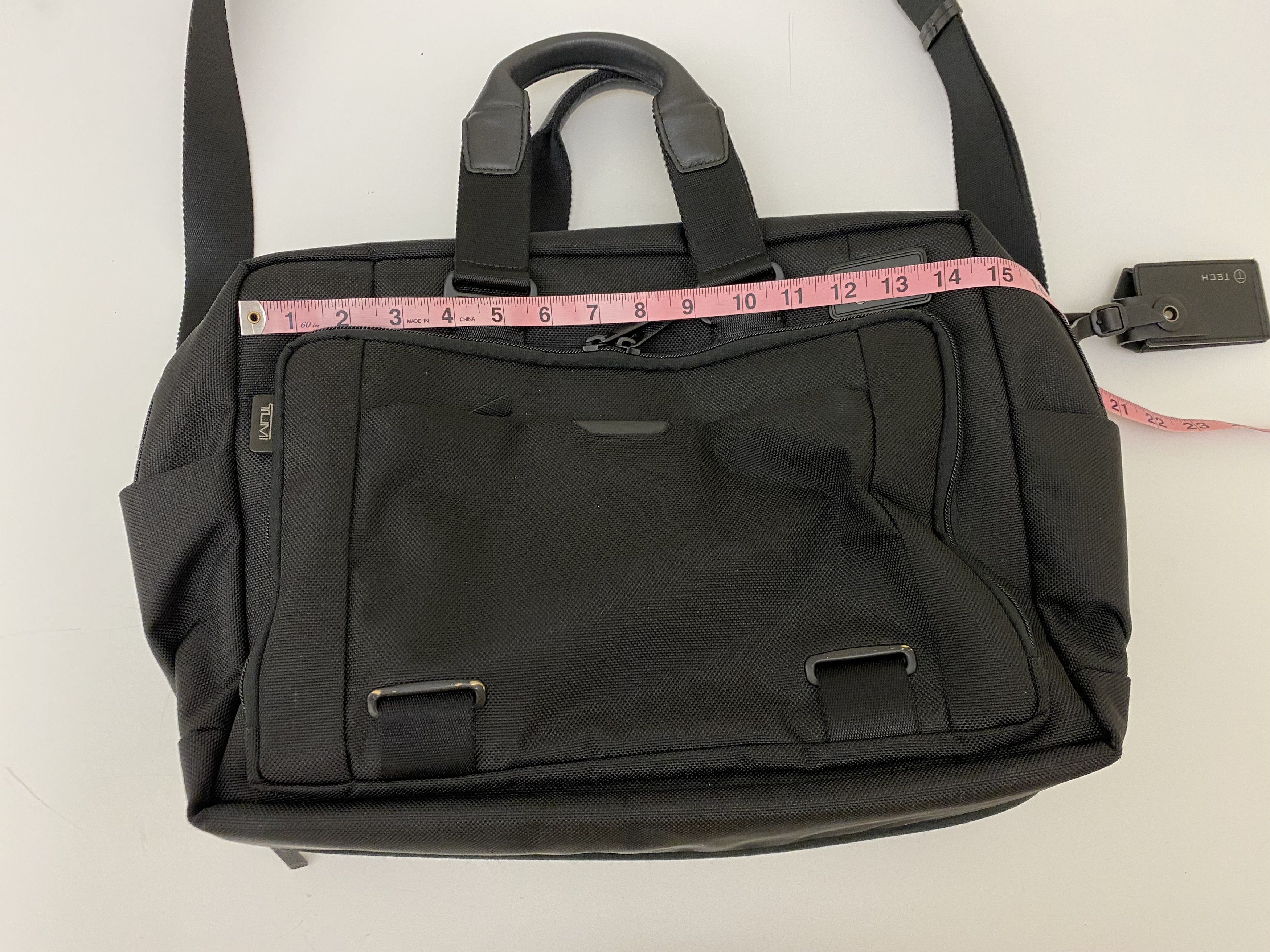 Tumi Bag Black 58541D Expandable Laptop briefcase/messenger Size ONE SIZE - 7 Thumbnail