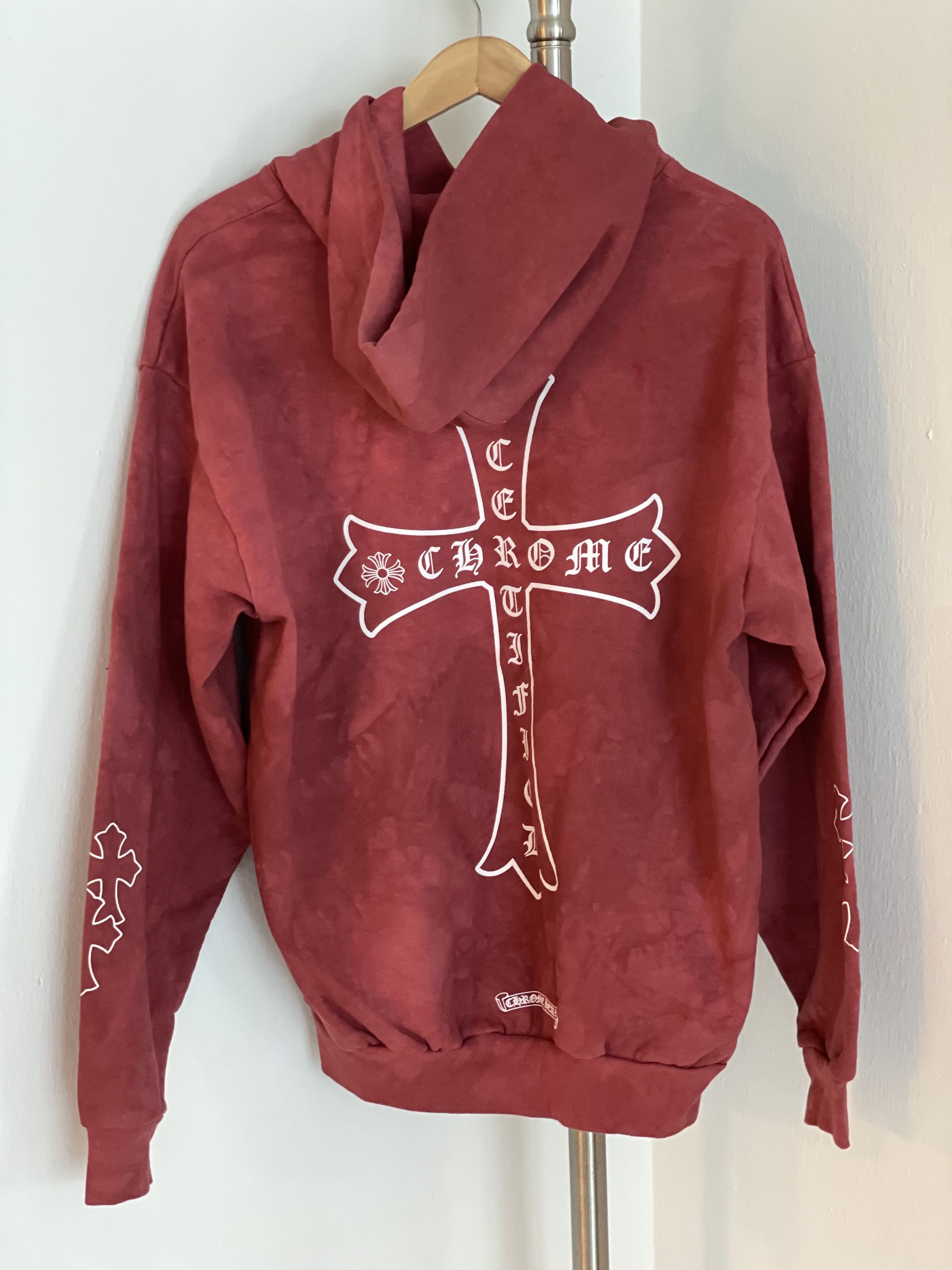 Chrome Hearts × Drake / Certified Lover Boy Hoodie Red Chrome Hearts x Drake 'Certified Lover Boy - Red Sweatshirts
