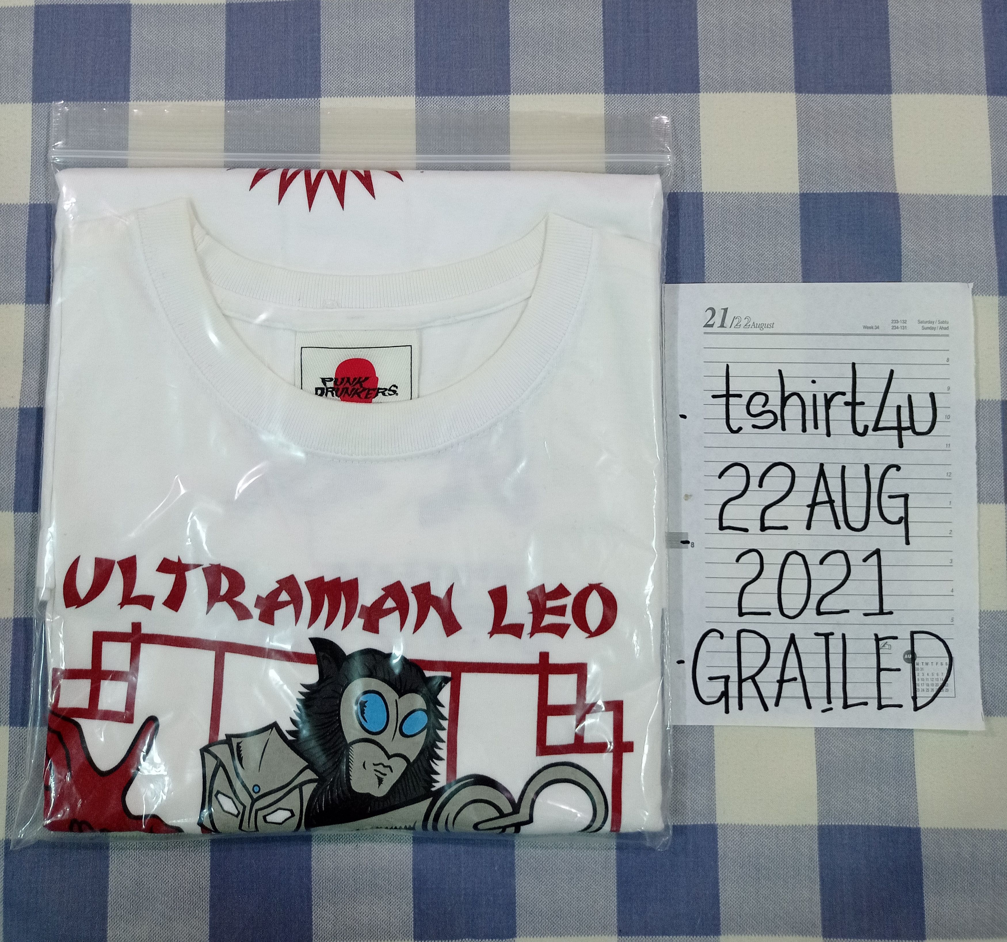 Japanese Brand PUNK DRUNKERS ULTRAMAN LEO TEE Size US L / EU 52-54 / 3 - 7 Thumbnail