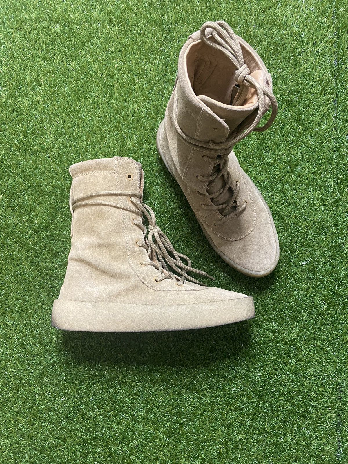 Yeezy Season Yeezy Season 4 Crepe Boot Taupe Size 44 Grailed