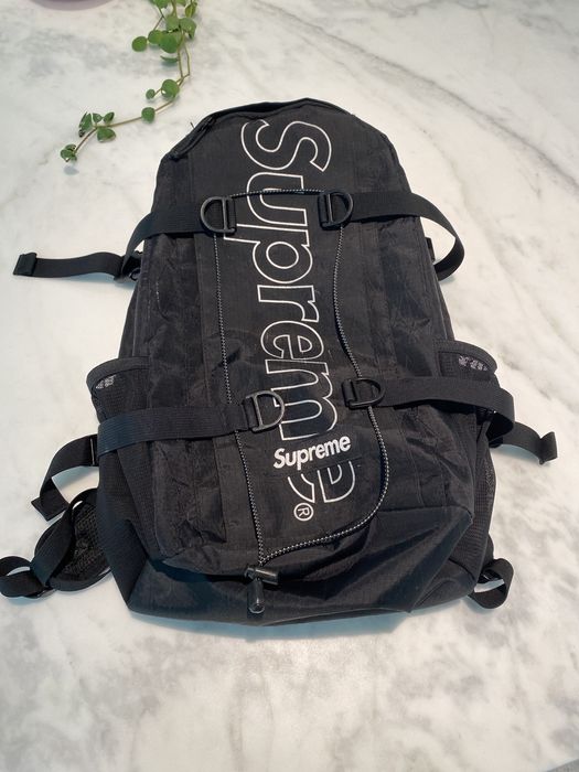 Supreme backpack 2024 black fw18