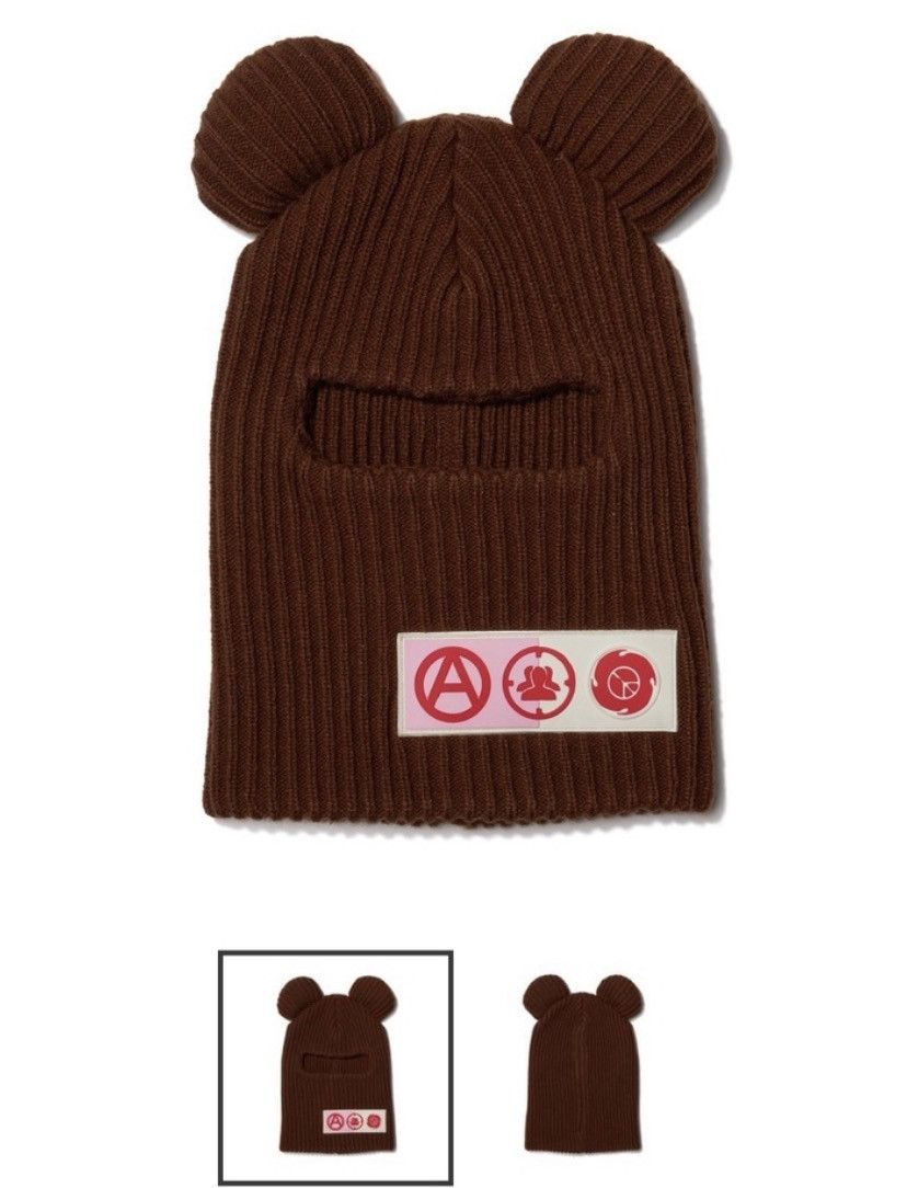 Japanese Brand × Vintage Jose Wong x Stay Stillz brown teddy beanie Size ONE SIZE - 3 Thumbnail