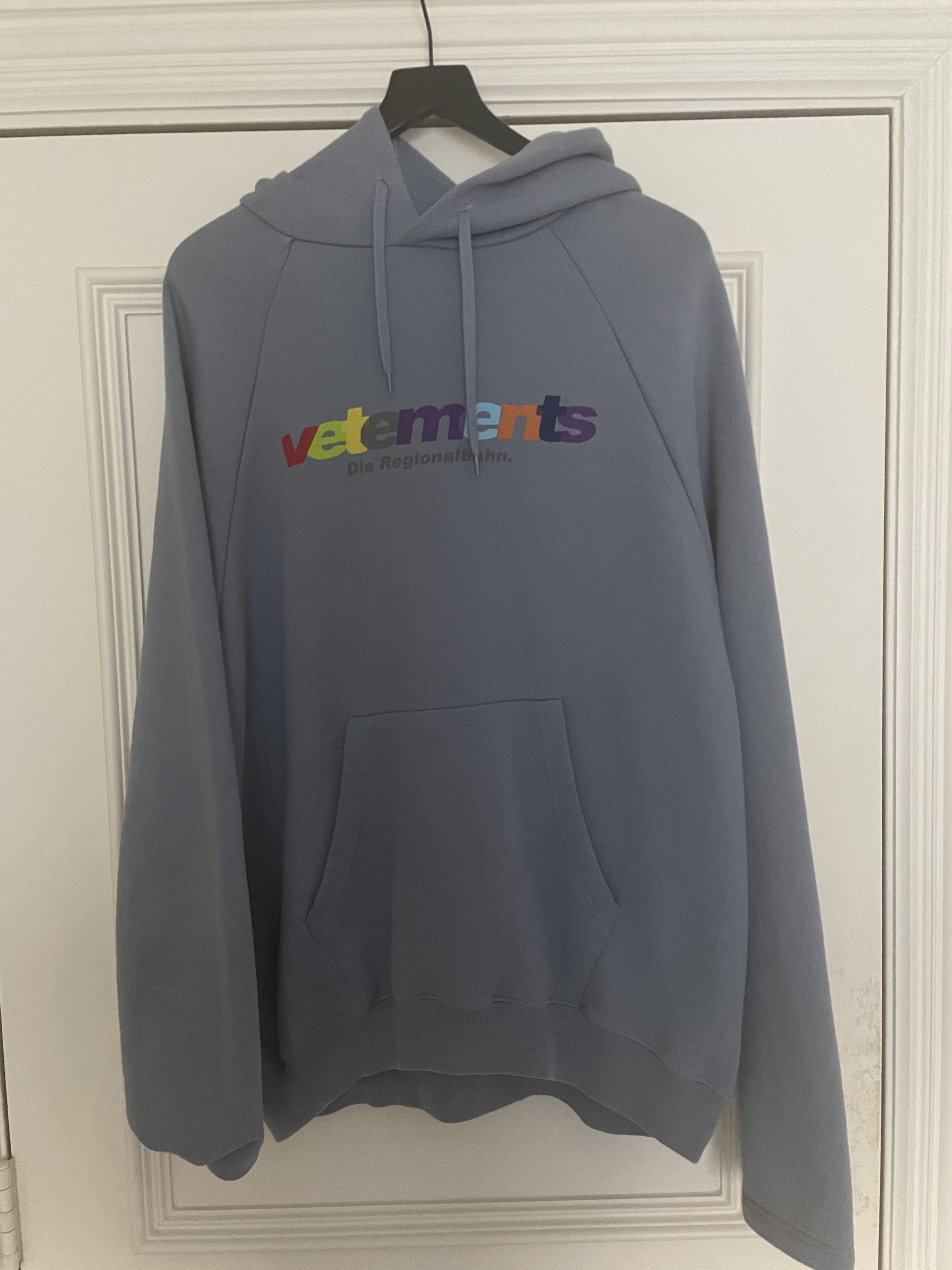 Vetements die clearance regionalbahn hoodie