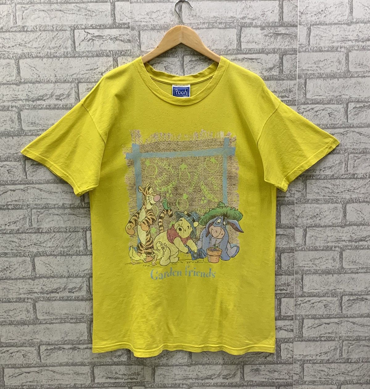 Disney Vintage 90s Pooh Garden Friends Cartoon Winnie The Pooh Tees Size US L / EU 52-54 / 3 - 1 Thumbnail