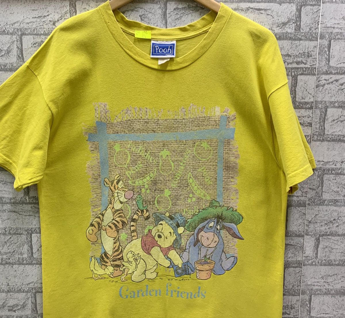 Disney Vintage 90s Pooh Garden Friends Cartoon Winnie The Pooh Tees Size US L / EU 52-54 / 3 - 3 Thumbnail
