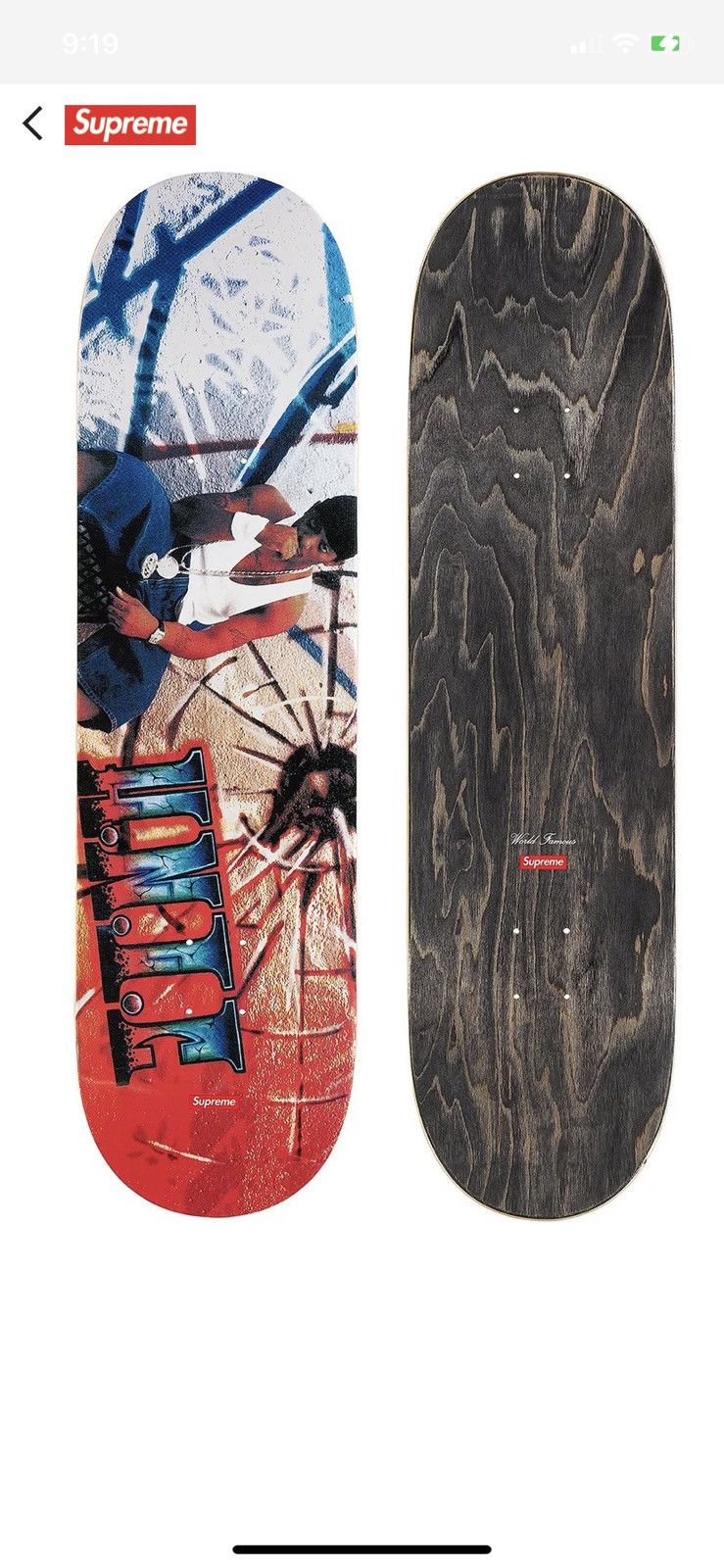 Supreme Prodigy Mobb Deep HNIC スケートデッキ Supreme HNIC Skateboard