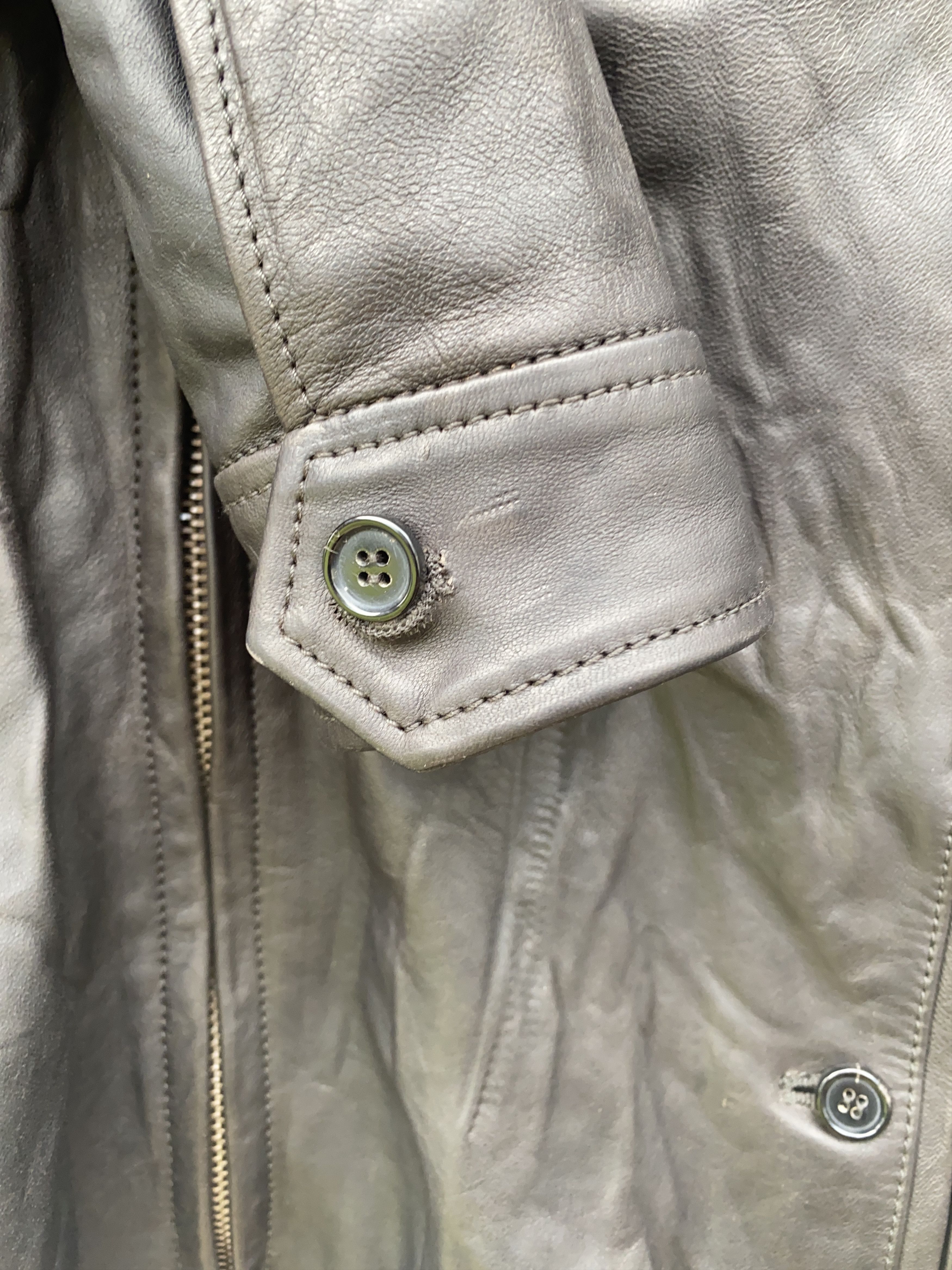 Billy Reid Leather racer jacket Size US M / EU 48-50 / 2 - 6 Thumbnail