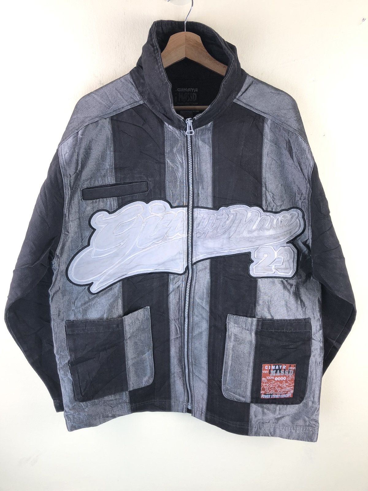 Designer × Japanese Brand × Vintage Vintage 90’s GINAYA MASSD SPORT Jacket Size US M / EU 48-50 / 2 - 1 Thumbnail