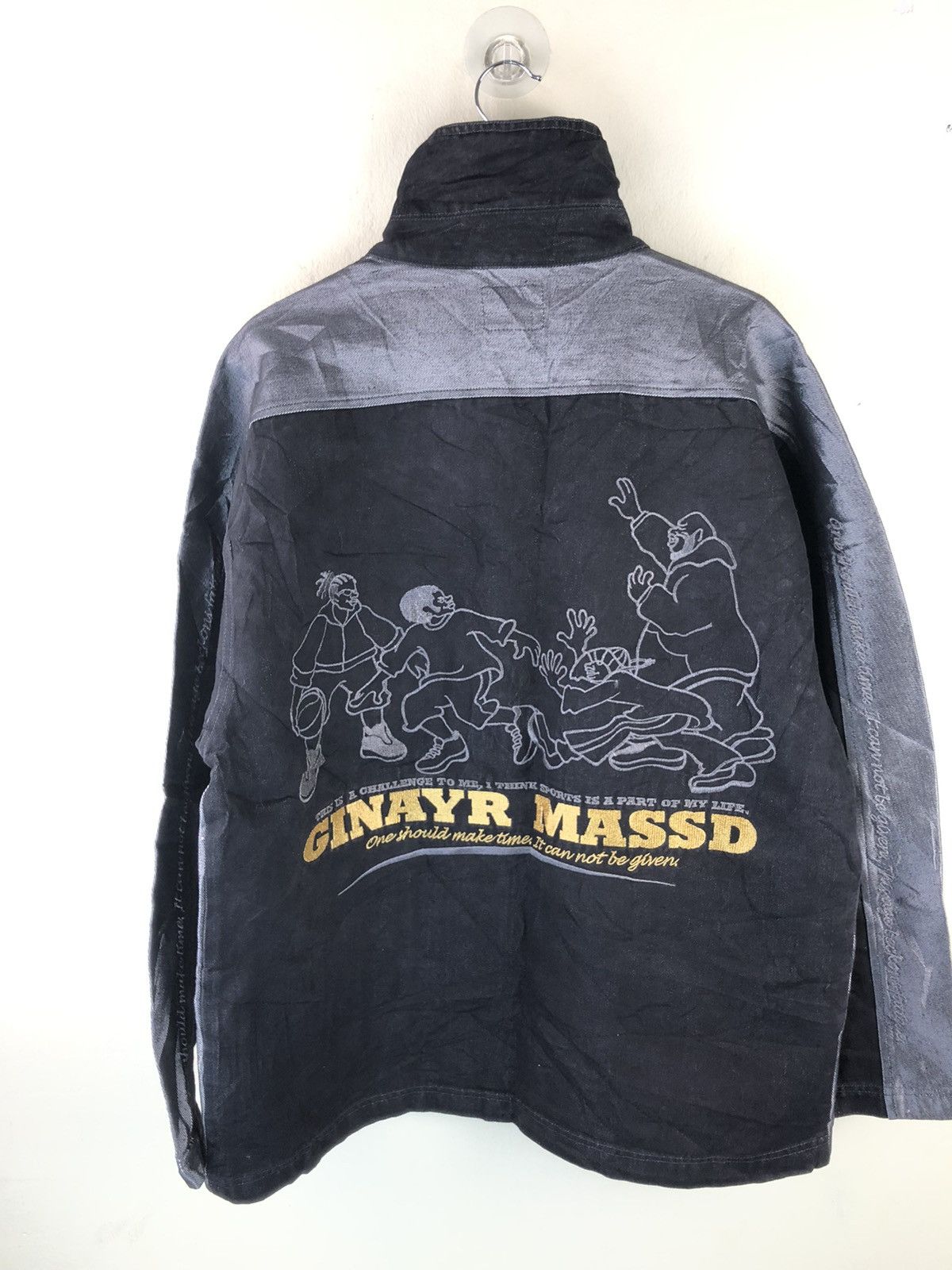 Designer × Japanese Brand × Vintage Vintage 90’s GINAYA MASSD SPORT Jacket Size US M / EU 48-50 / 2 - 3 Thumbnail